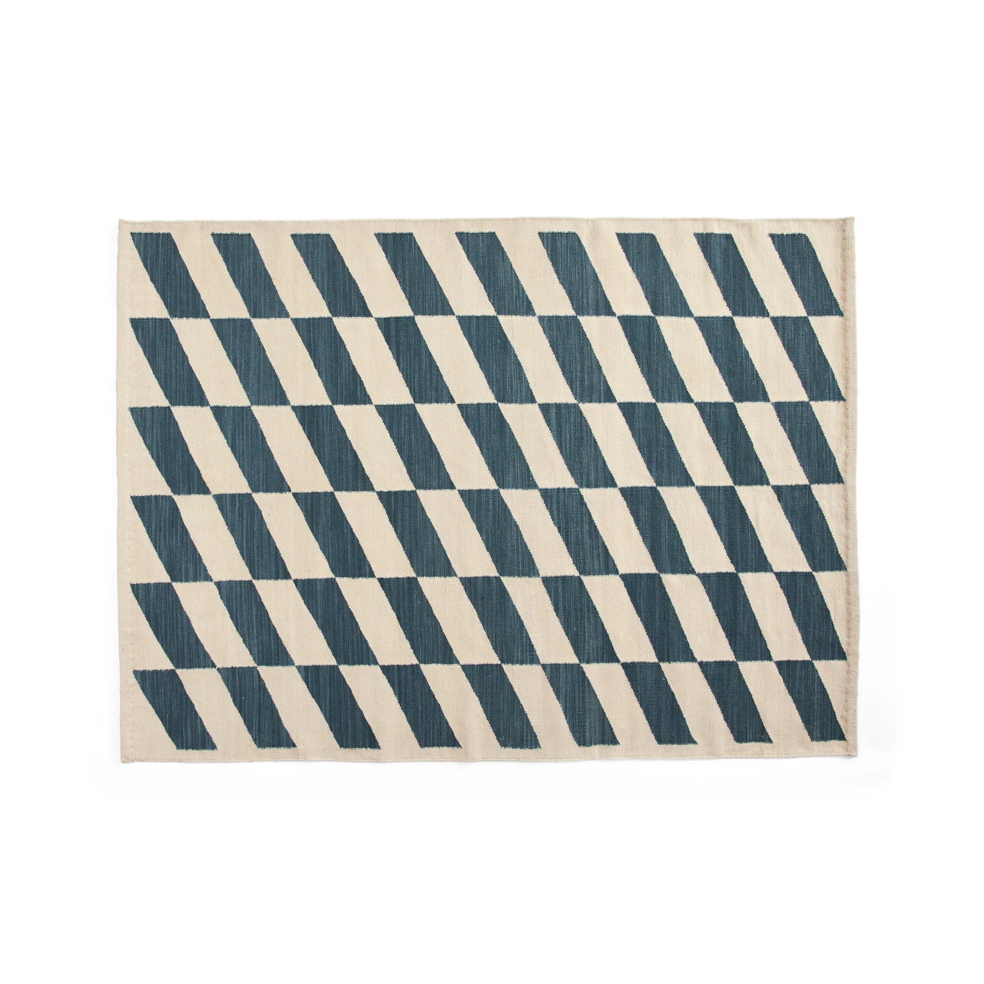 Tapis Shift Kelim 140x200 cm, Blue HAY