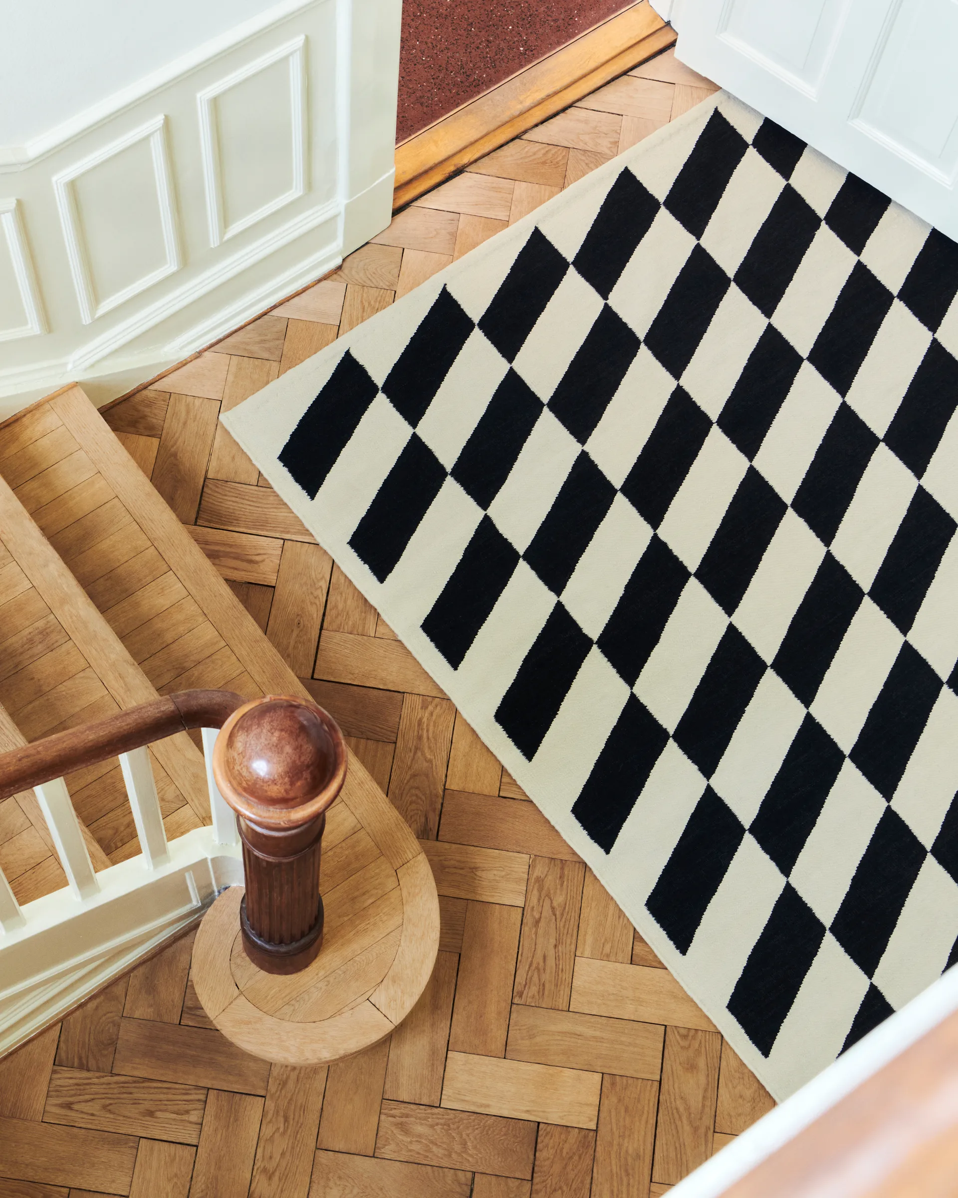 Tapis Shift Kelim 170x240 cm, Black HAY