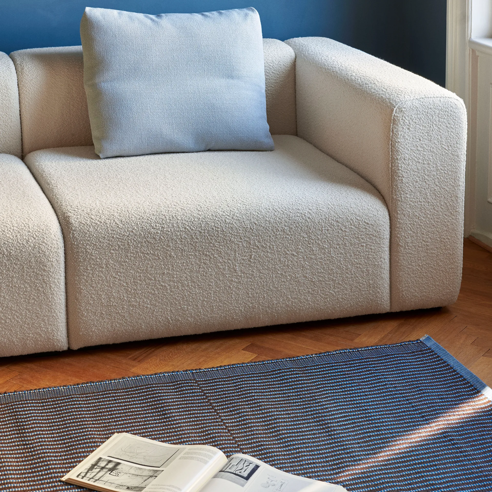 Tapis Tapis 140x200 cm, Chestnut-blue HAY