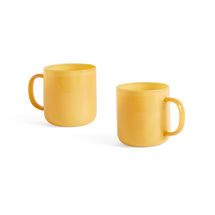 Tasse Borosilicate 30 cl Lot de 2 - Jade yellow - HAY