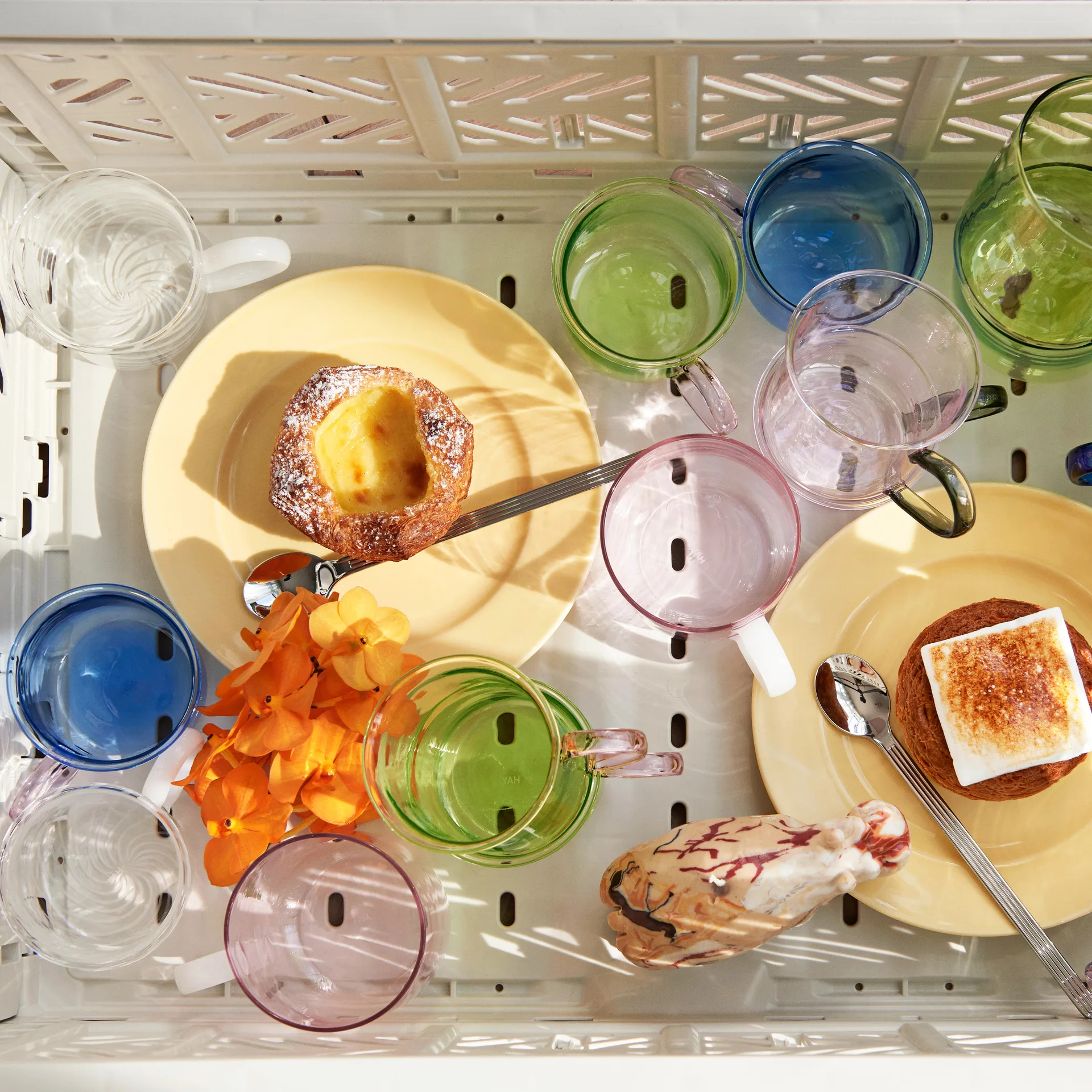 Tasse Borosilicate Lot de 2, Pink-white HAY