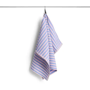 Torchon Canteen 52x80 cm - Sky blue-light pink block stripe - HAY