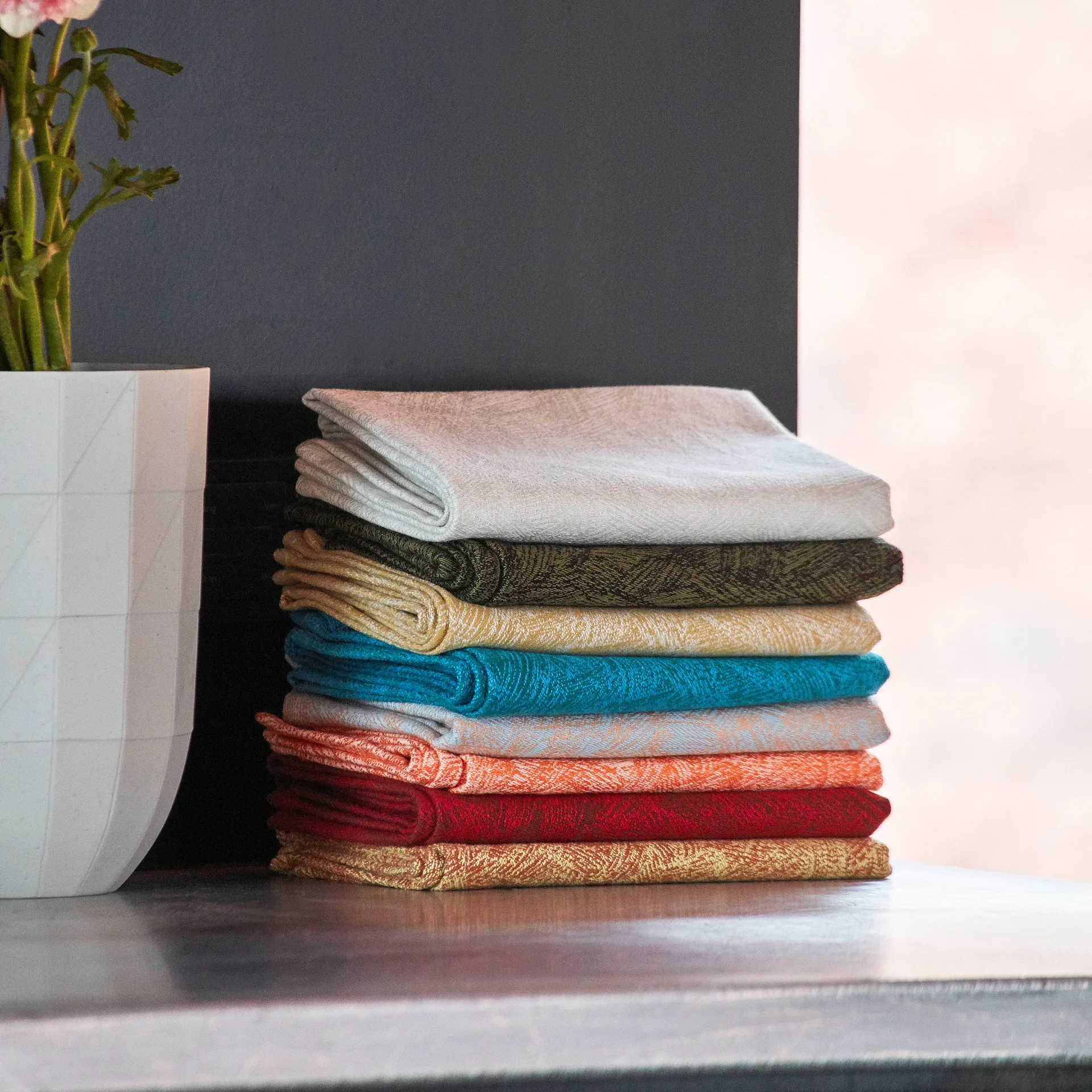 Torchon Tea Towel Ballpoint scribble Lot de 2, No 5 HAY