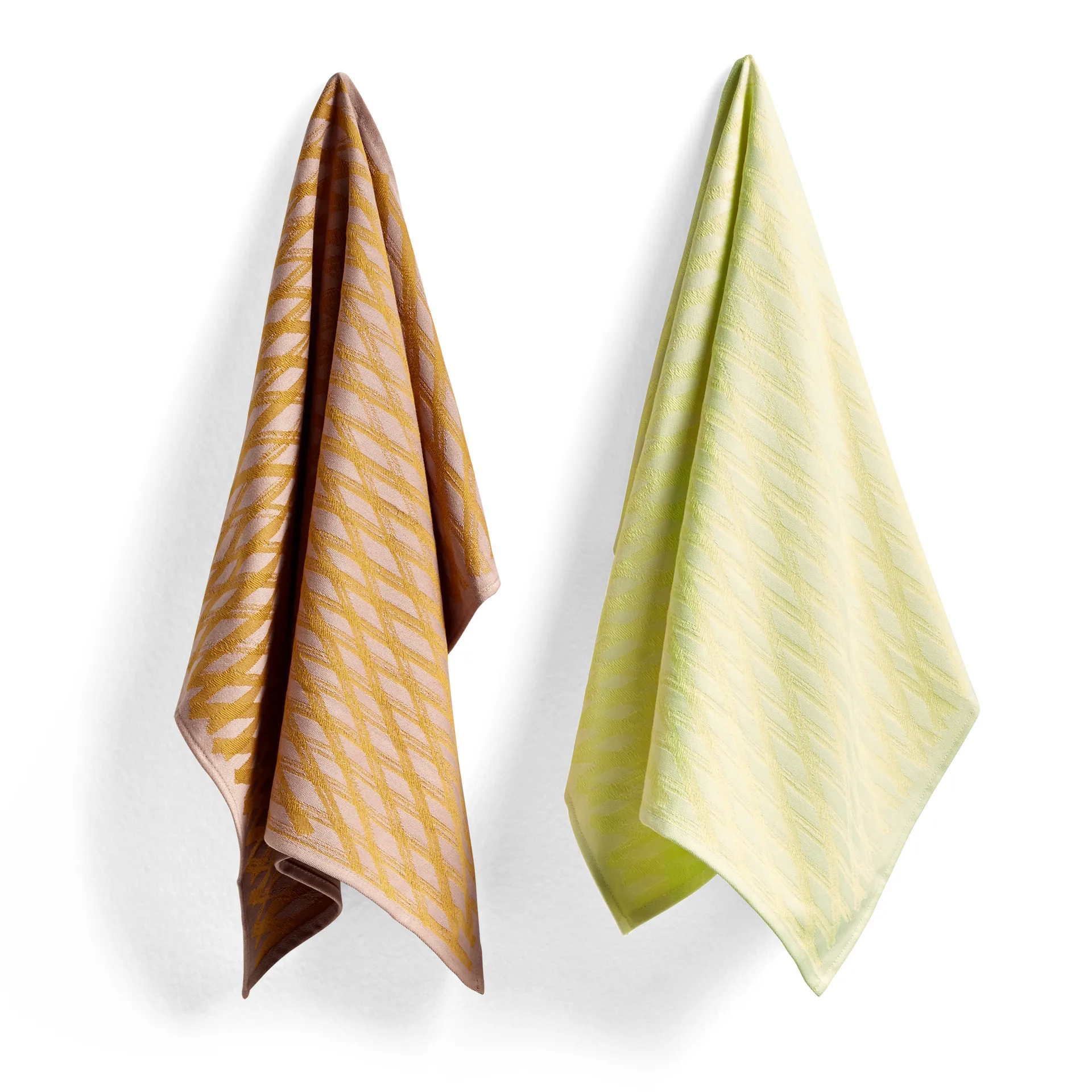 Torchon Tea Towel Marker diamond Lot de 2, No 1 HAY