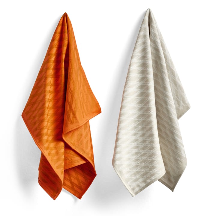 Torchon Tea Towel Marker diamond Lot de 2, No 2 HAY