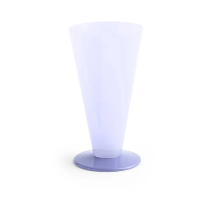 Vase Conical - Light blue-lavender blue, small - HAY