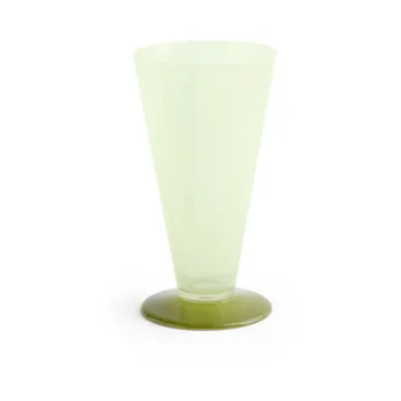 Vase Conical - Light green-dark lime, small - HAY