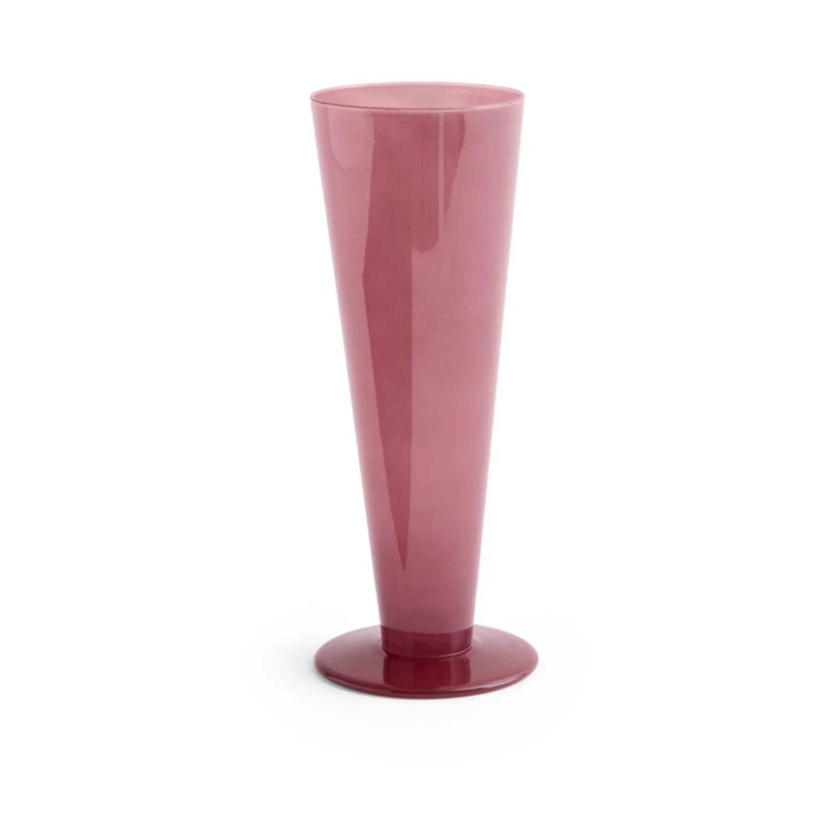 Vase Conical, Rose-dark red, medium HAY