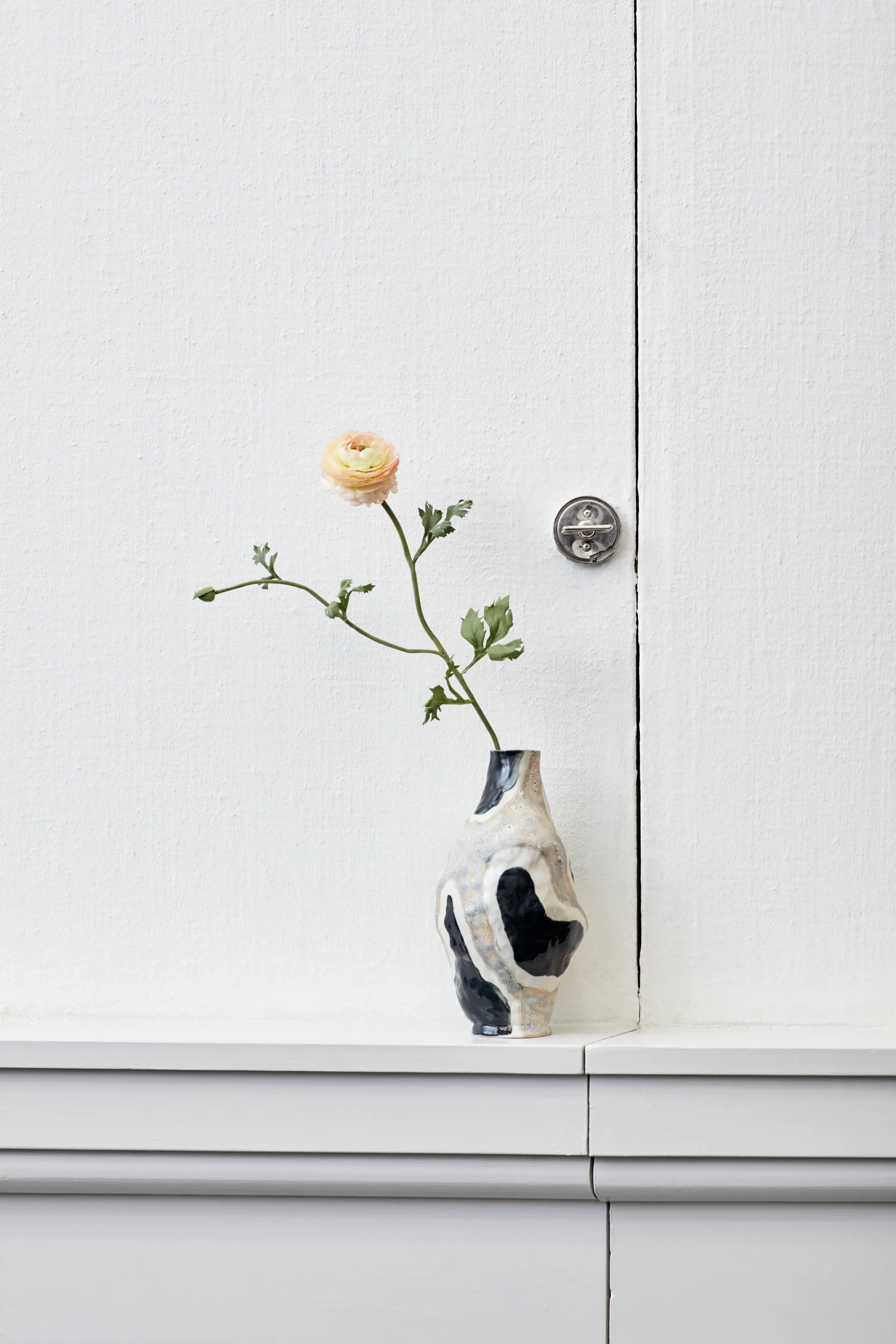 Vase Jessica Hans, glossy cow HAY