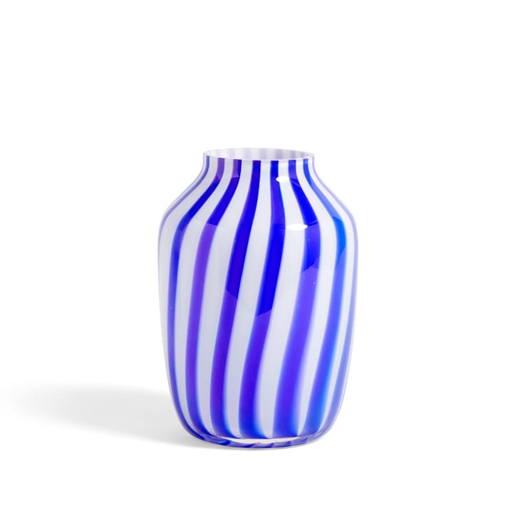 Vase Juice - blue, verre, high - HAY