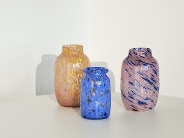 Vase Splash Round L - 30 cm Light pink-blue - HAY