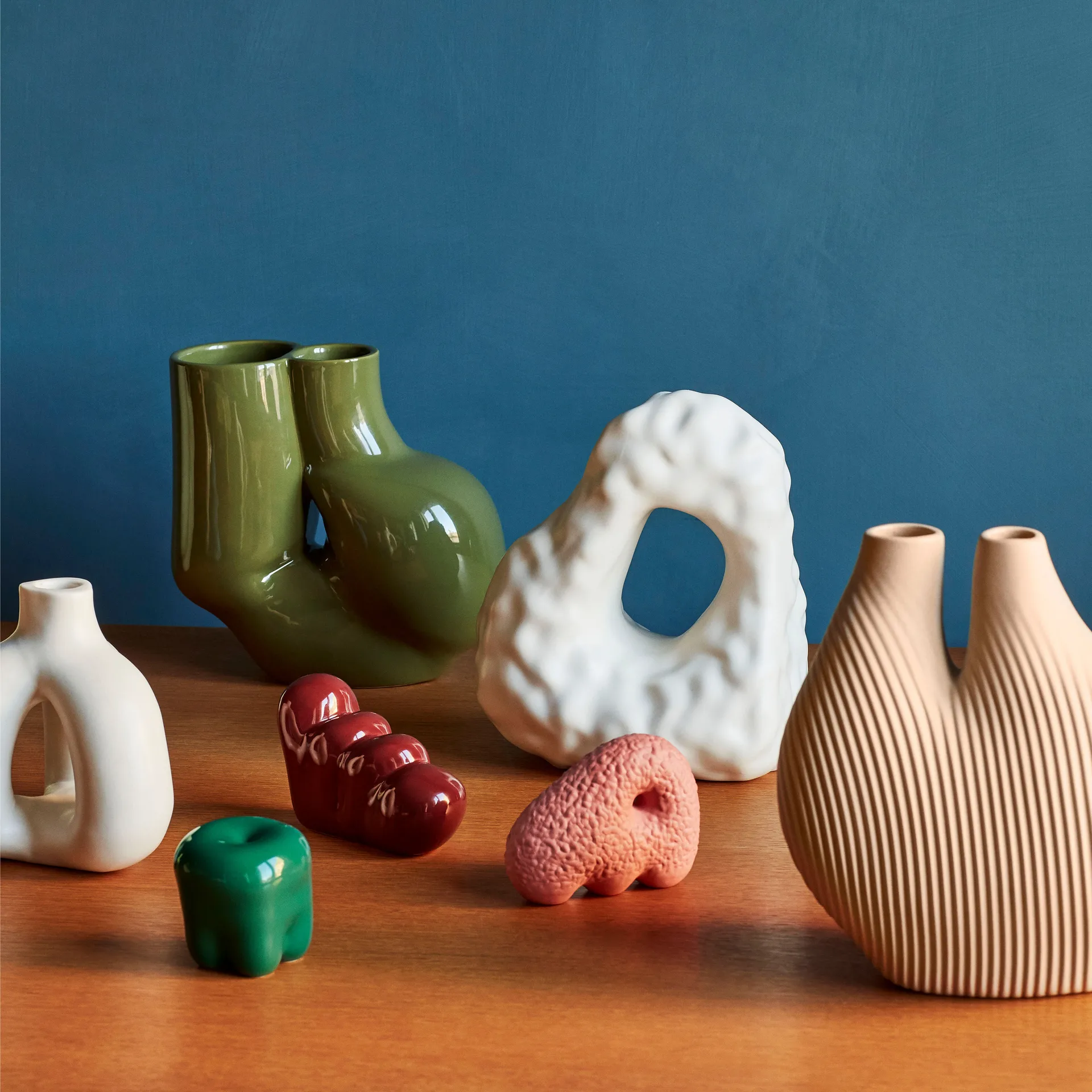 Vase W&S Chubby, Olive green HAY
