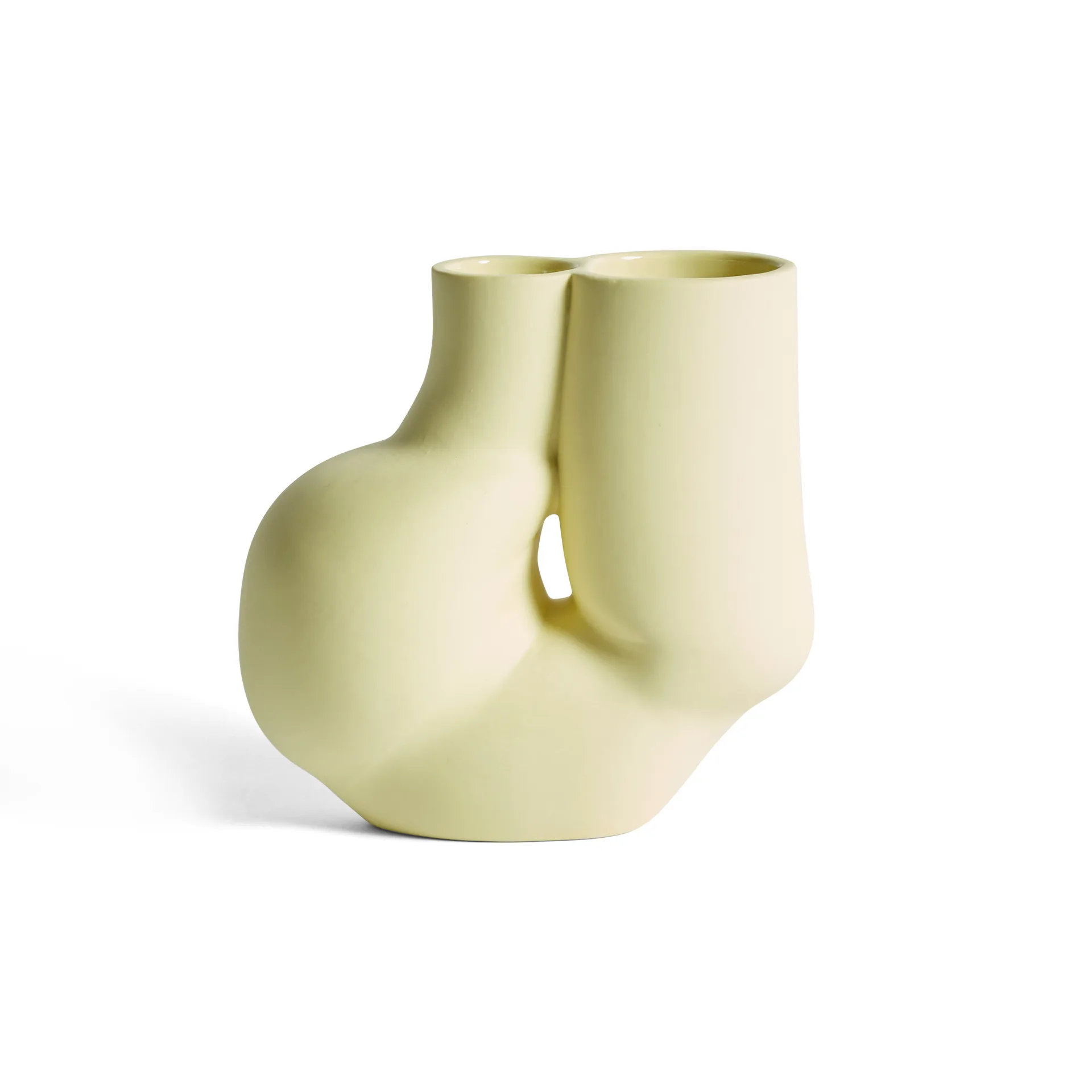 Vase W&S Chubby, Soft yellow HAY