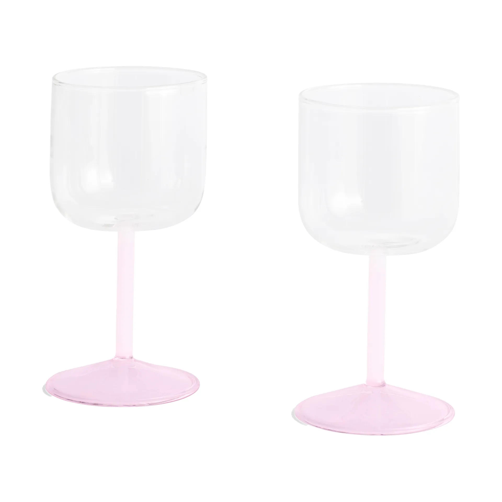 Verre à vin Tint 25 cl Lot de 2, Clear-jade light pink-light pink HAY