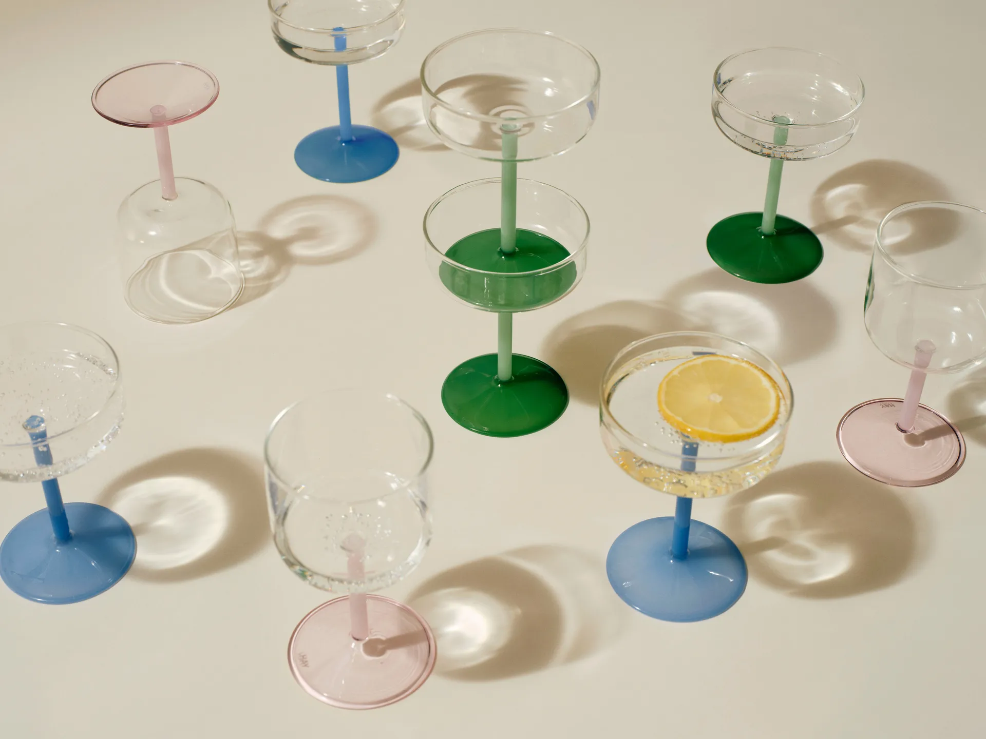 Verre à vin Tint 25 cl Lot de 2, Gris HAY