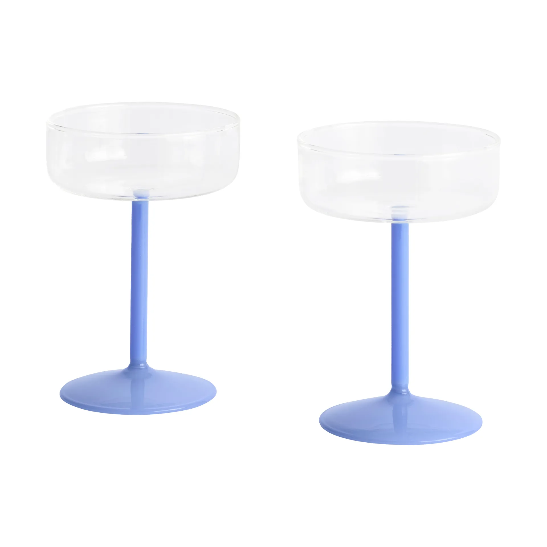 Verre coupe Tint 20 cl lot de 2, Clear-jade light blue HAY