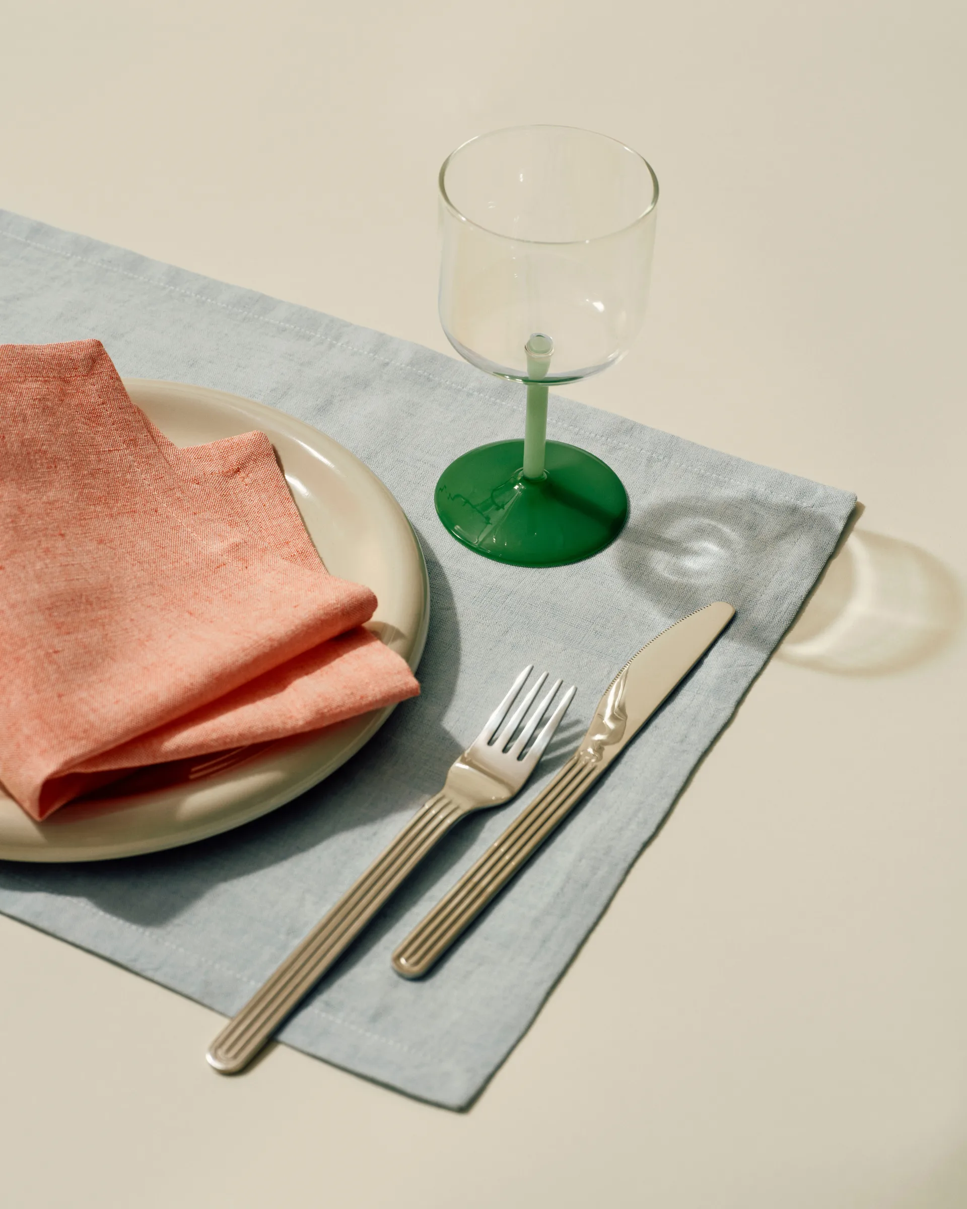 Verre coupe Tint 20 cl lot de 2, Clear-jade light green-jade dark green HAY