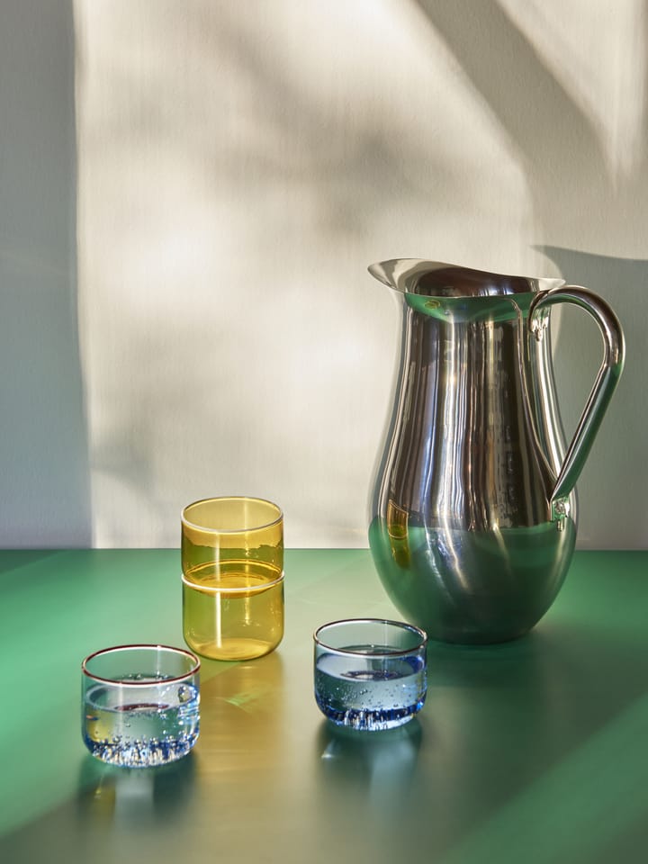 Verre Tint 20 cl Lot de 2, Jaune clair-coin blanc HAY