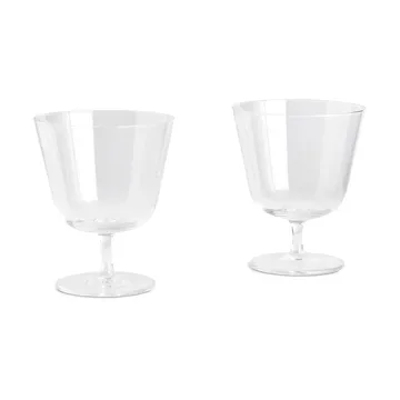 Verres à boire Curve Stem lot de 2 - Clear - HAY