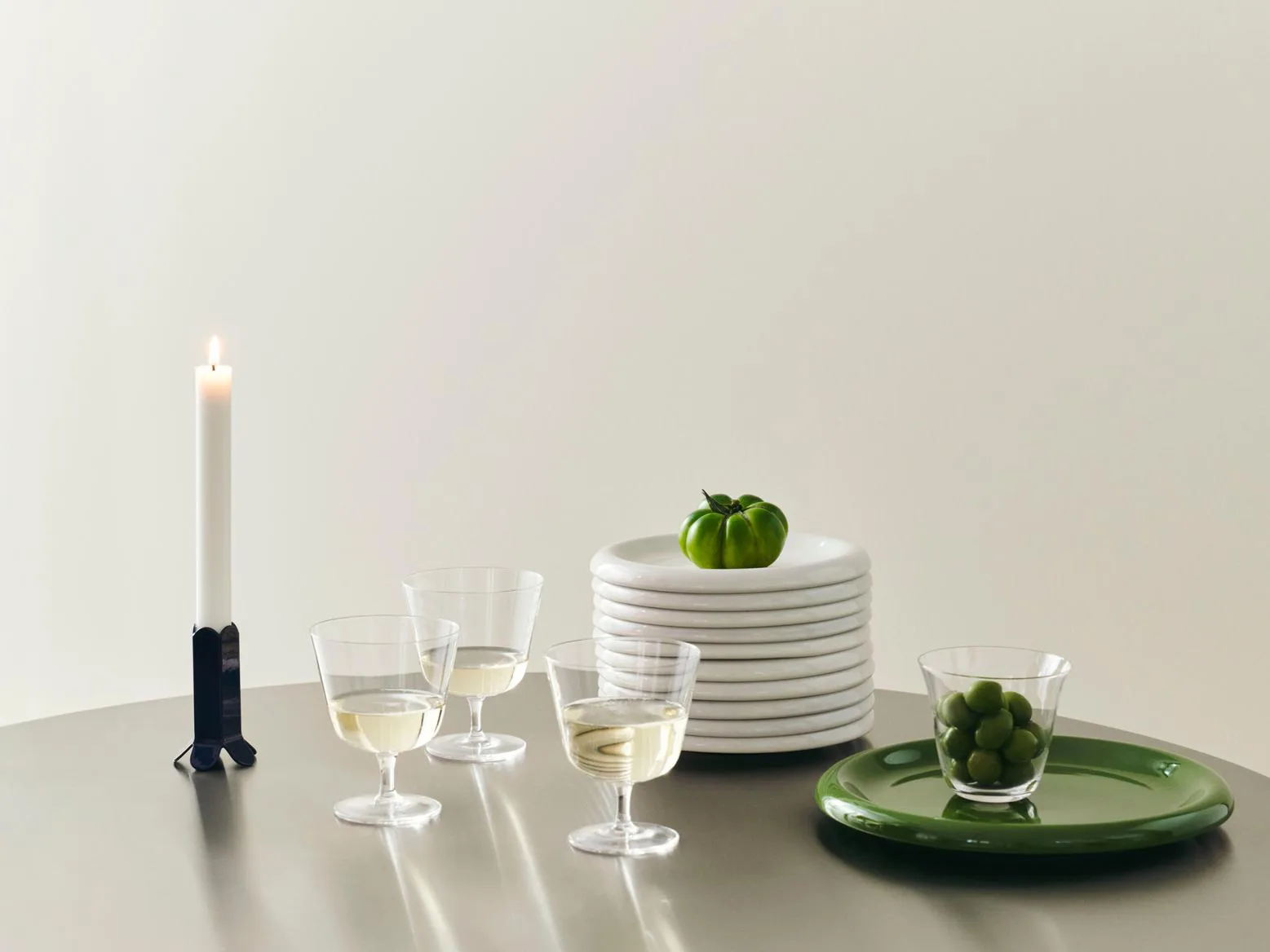 Verres à boire Curve Stem lot de 2, Clear HAY