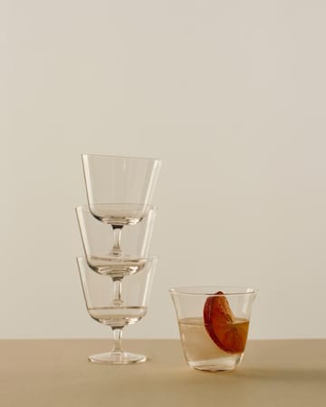 Verres à boire Curve Stem lot de 2 - Clear - HAY