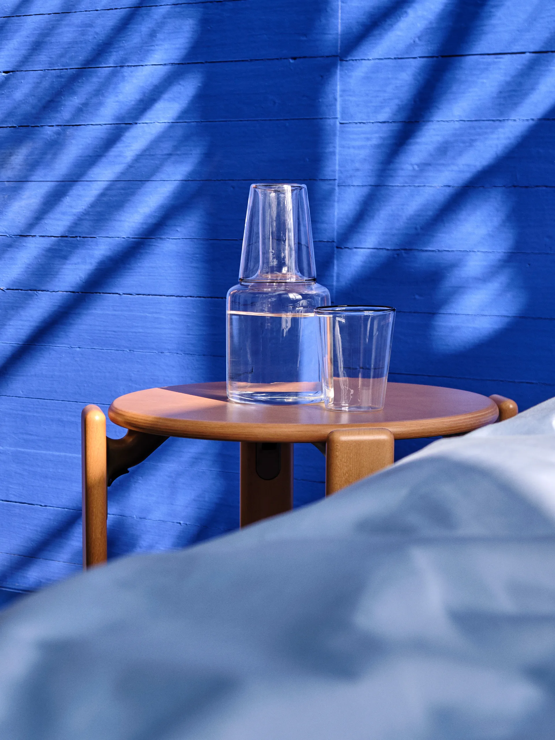 Verres Rim 30 cl, transparents, lot de 2, Noir HAY