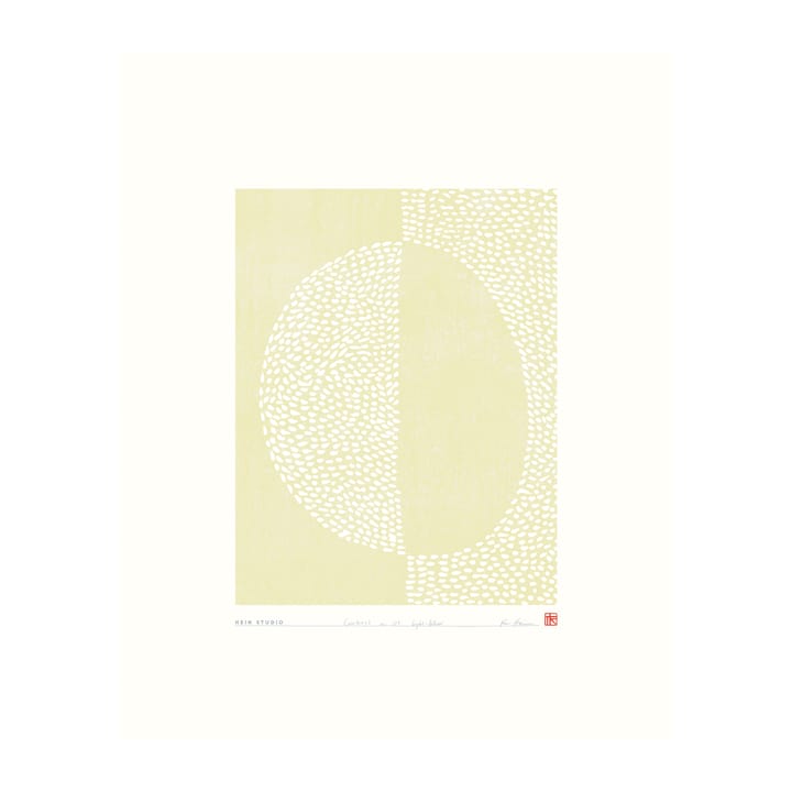 Affiche Contrast 40x50 cm, Nº 01 Hein Studio