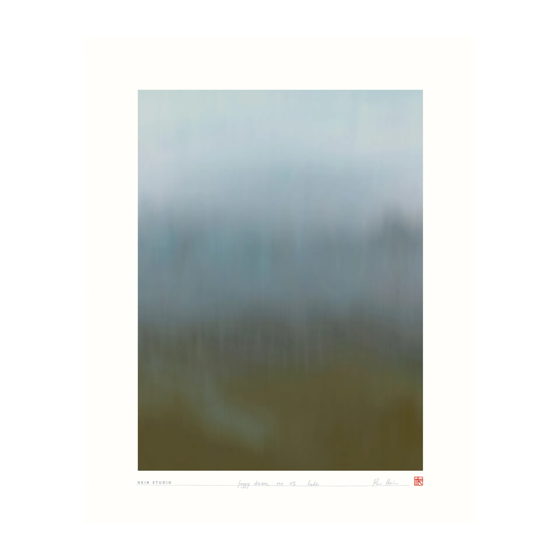 Affiche Foggy Dawn 40x50 cm, Nº 03 Hein Studio
