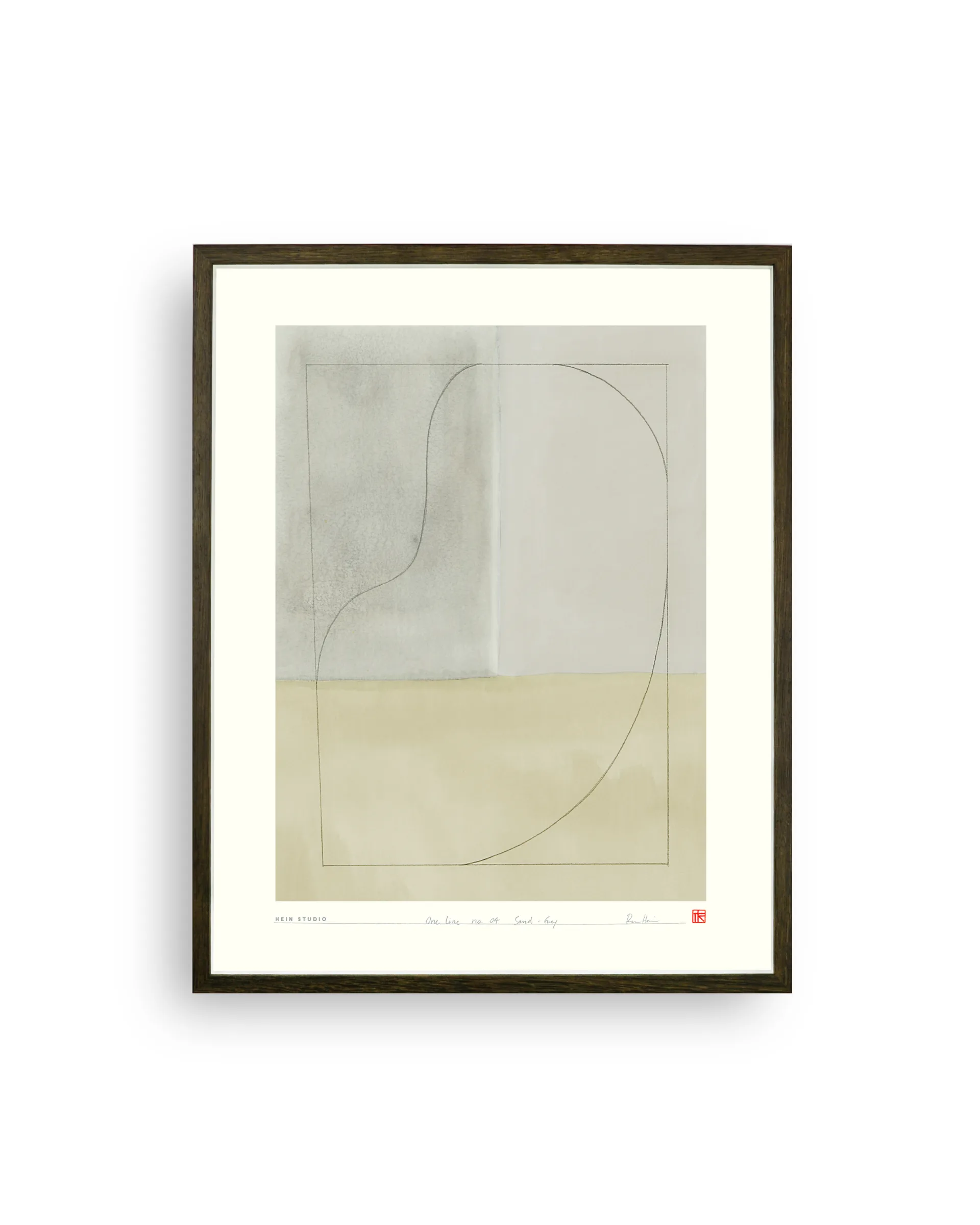 Affiche One Line 40x50 cm, Nº 04 Hein Studio