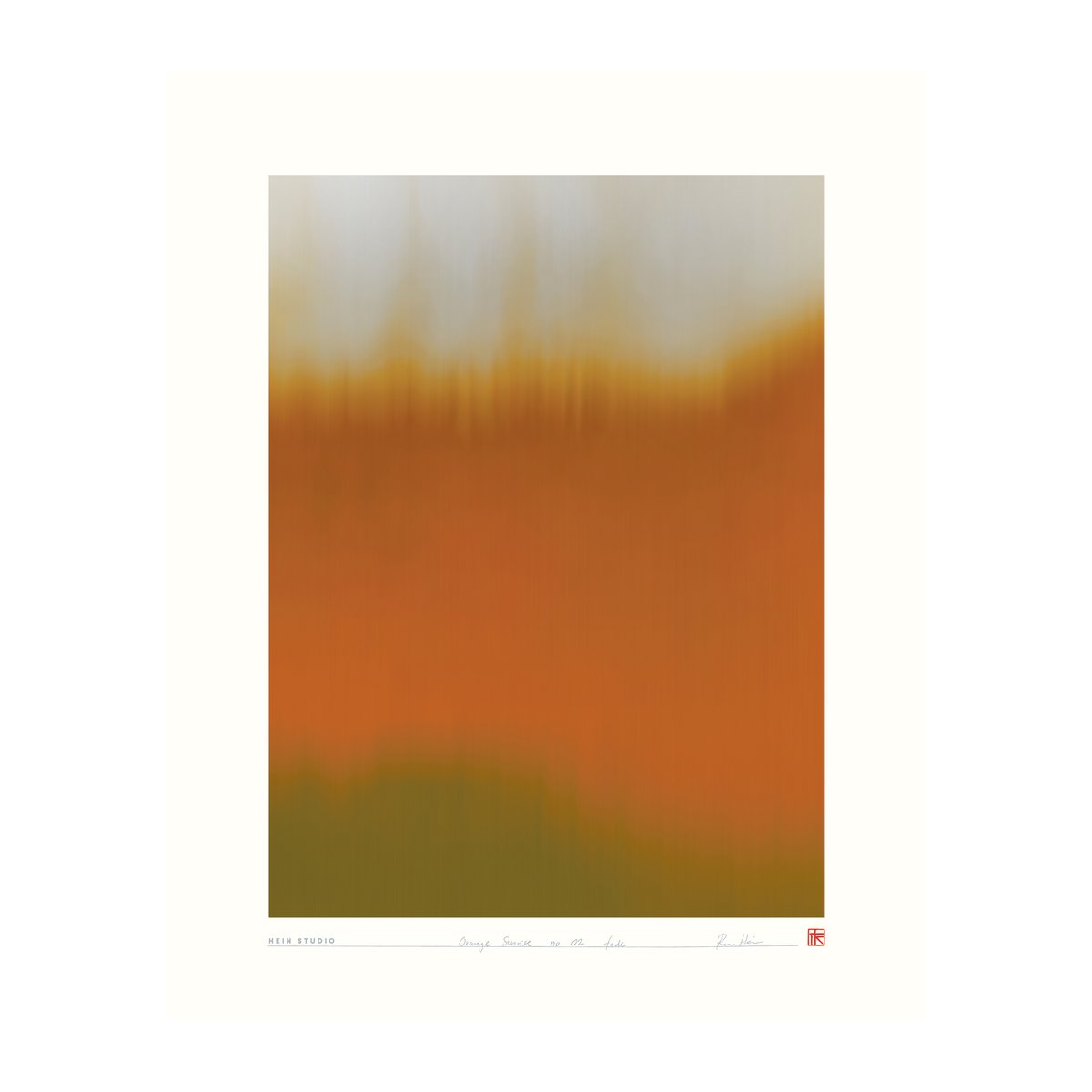 Hein Studio Affiche Orange Sunrise 40x50 cm No 02 | Design Scandinave | Posters | Orange