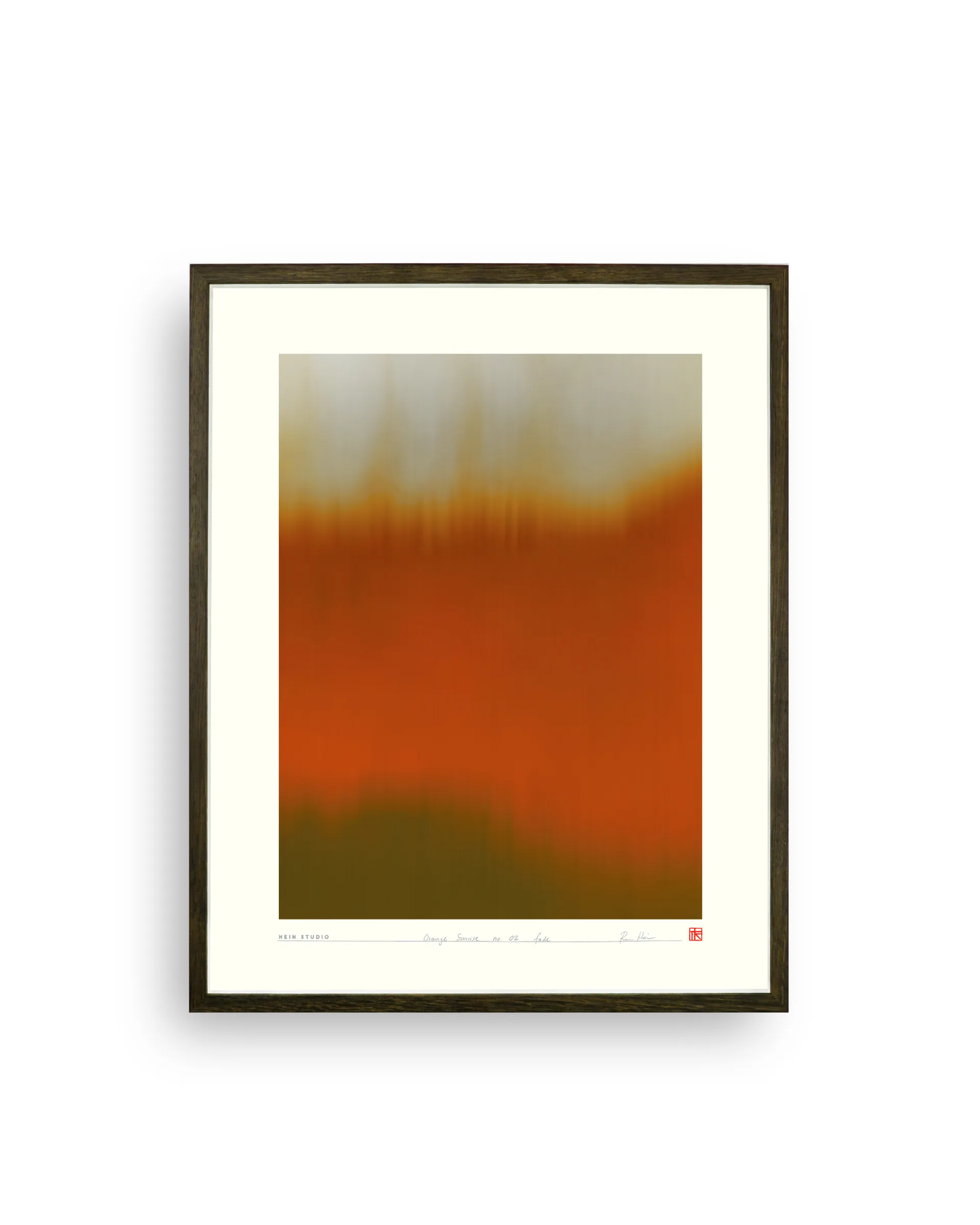 Affiche Orange Sunrise 40x50 cm, Nº 02 Hein Studio