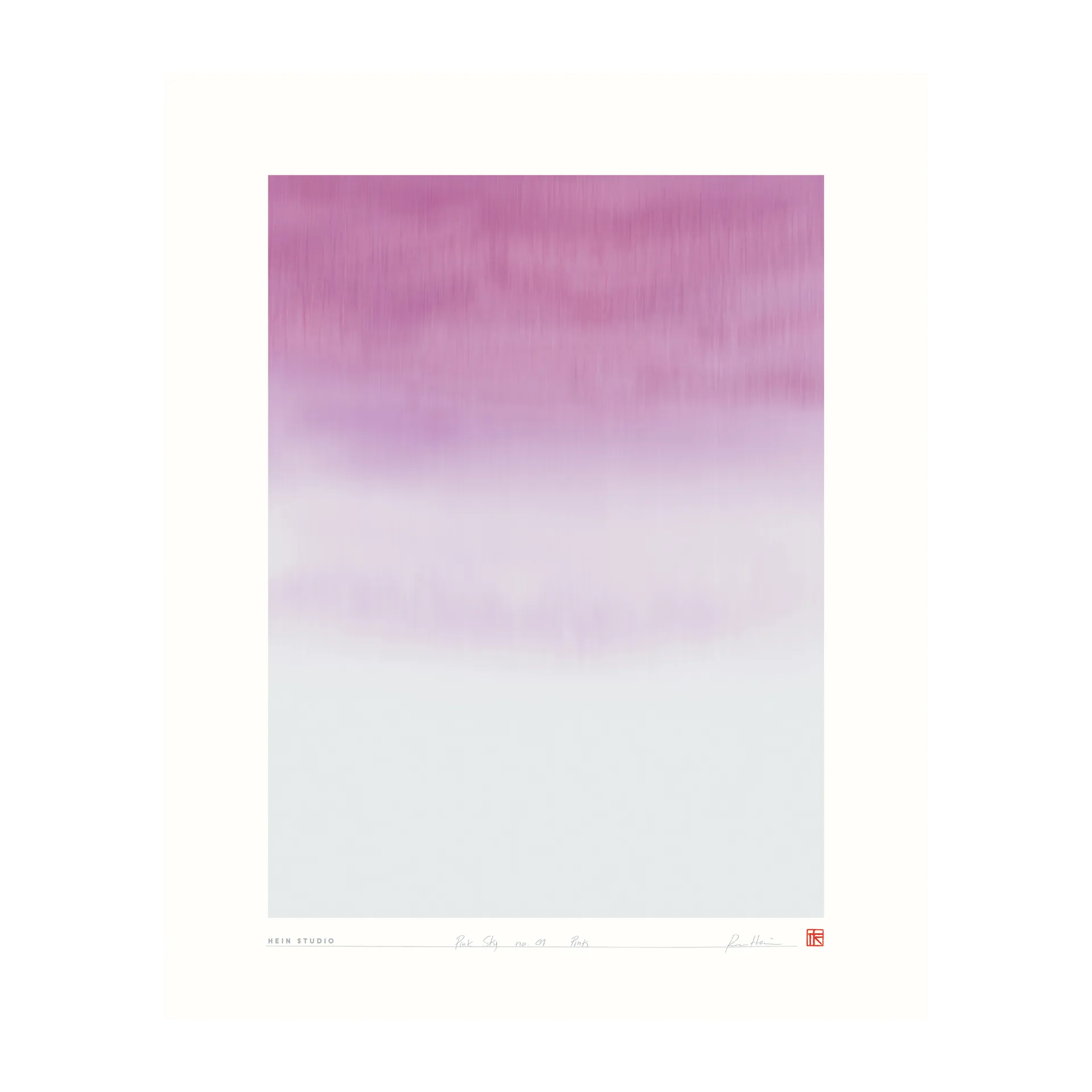 Affiche Pink Sky 40x50 cm, Nº 01 Hein Studio