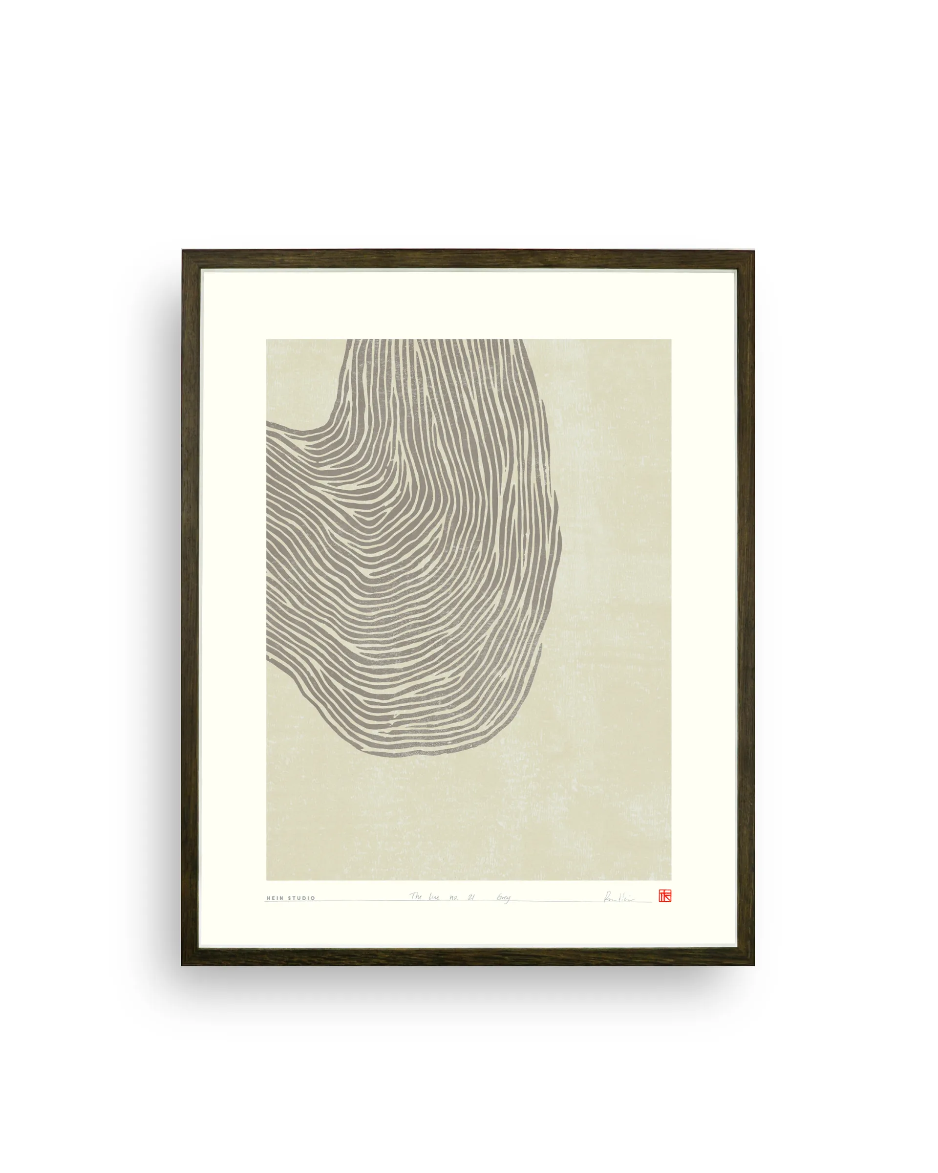 Affiche The Line 40x50 cm, Nº 21 Hein Studio