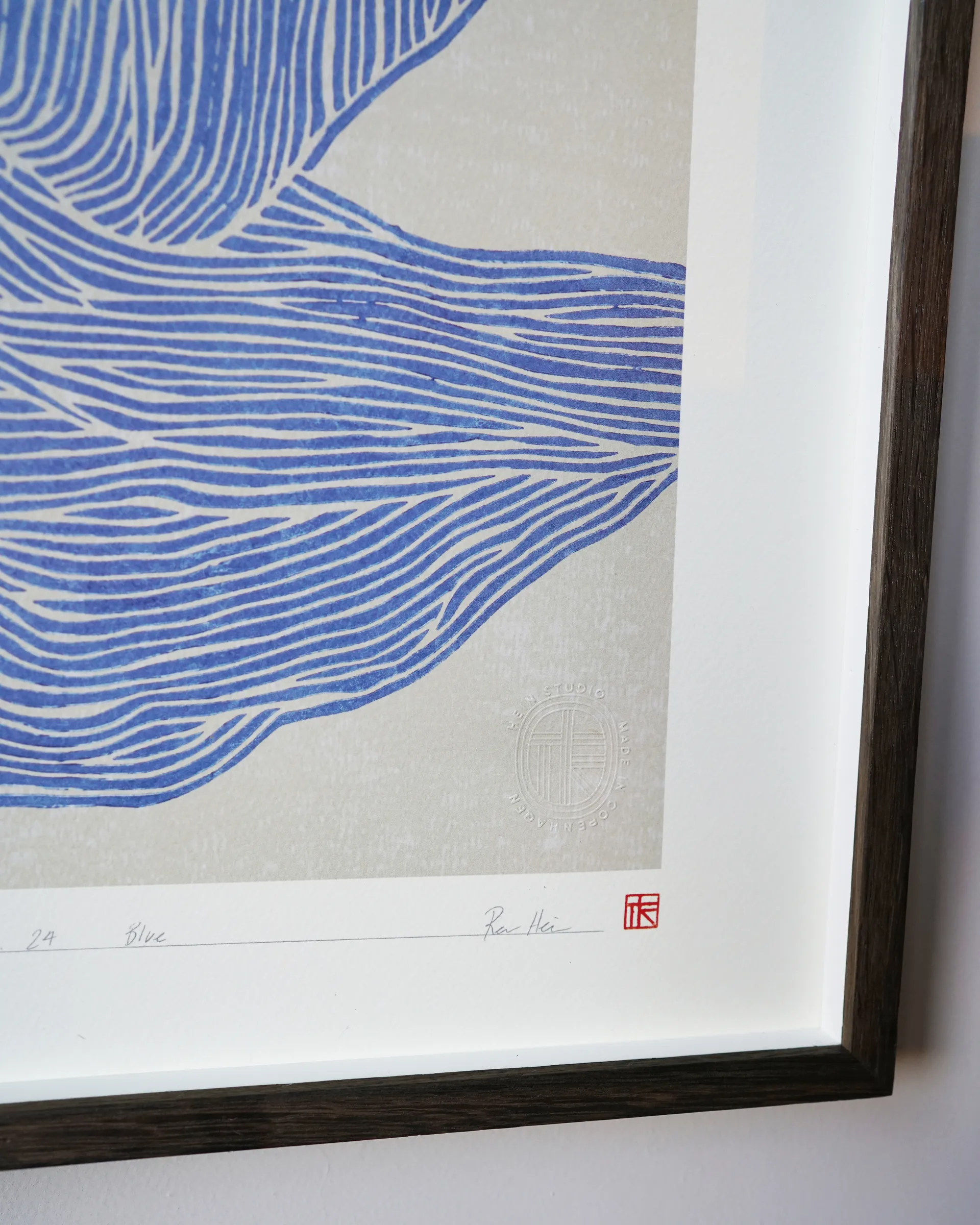 Affiche The Line 40x50 cm, Nº 24 Hein Studio