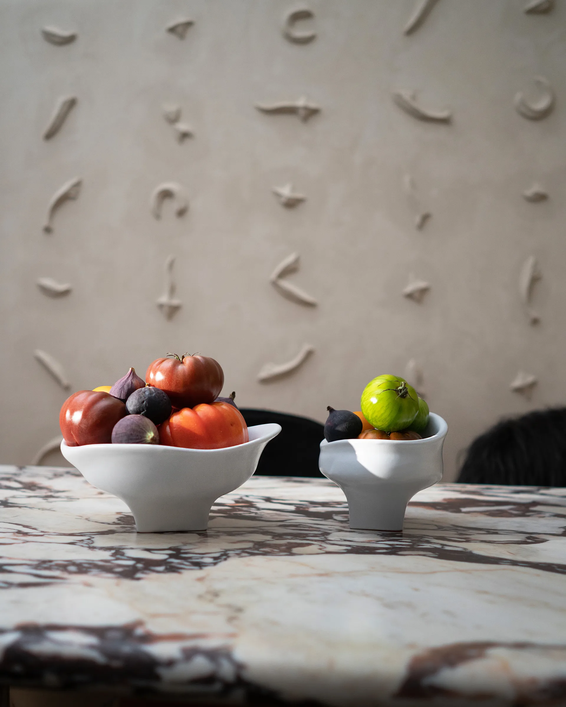 Bol Nami large 20x23 cm, White Hein Studio