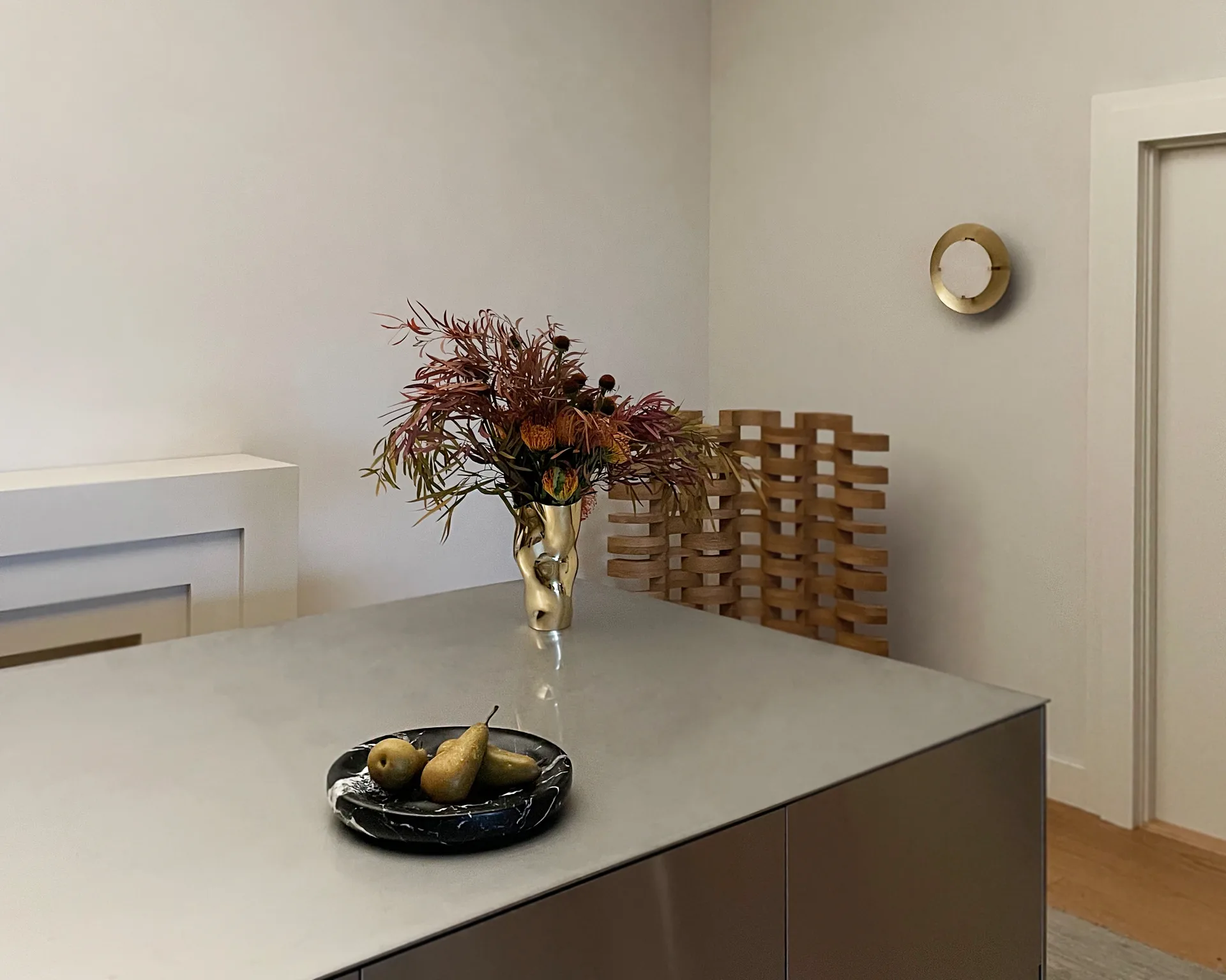 Bol Ripple Ø30 cm, Marbre noir Hein Studio