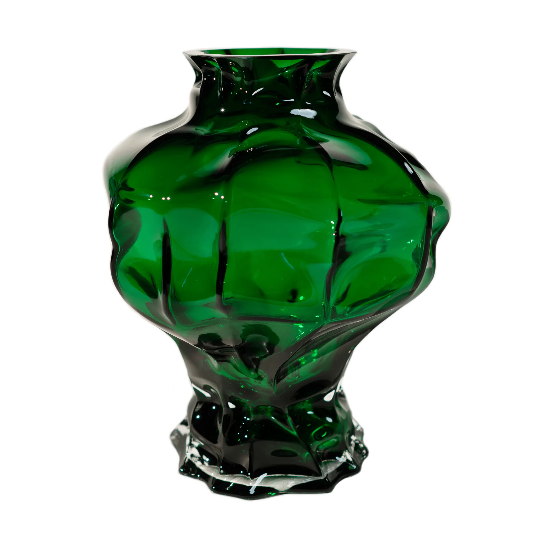 Vase Ammonit 30 cm, Green Hein Studio