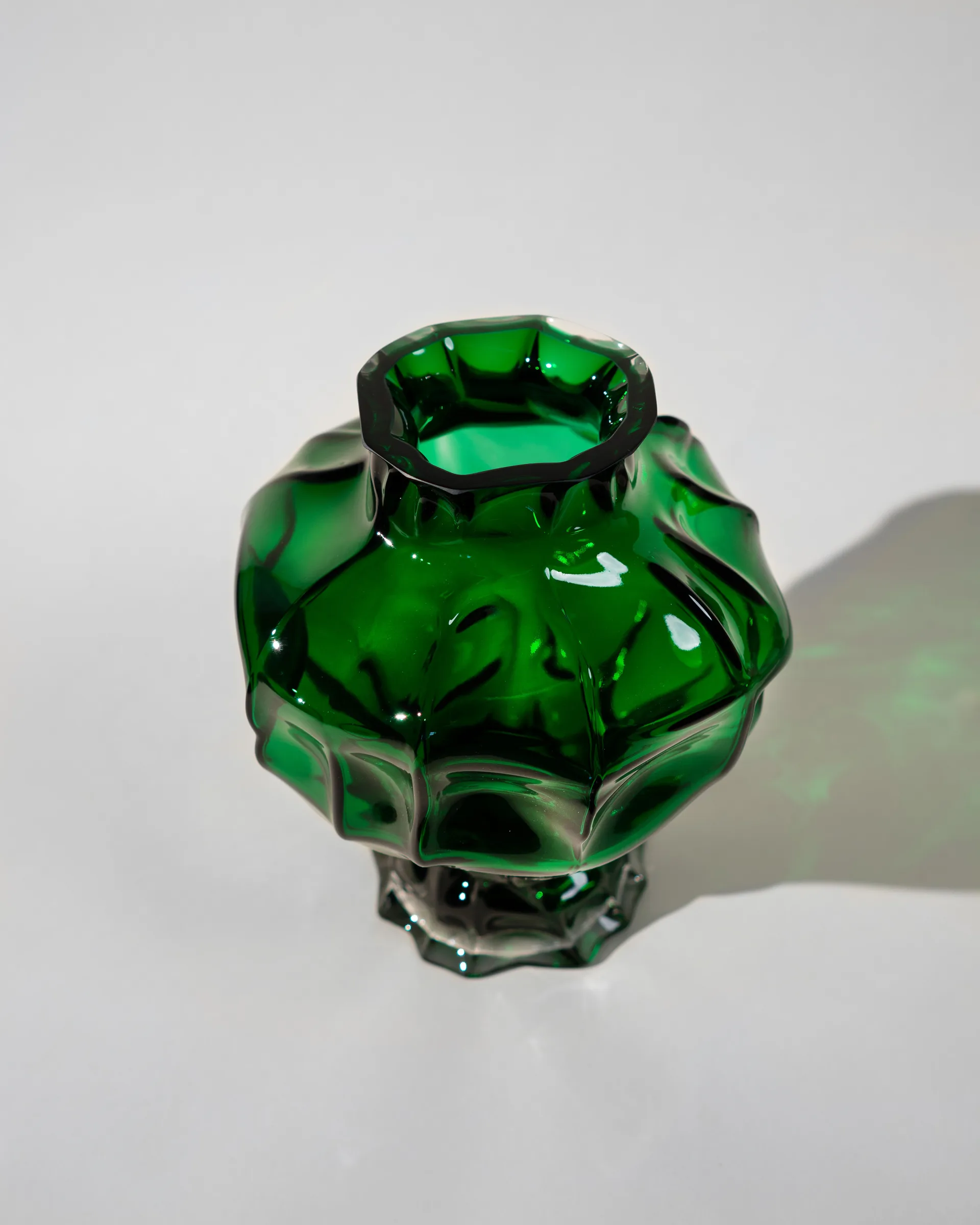 Vase Ammonit 30 cm, Green Hein Studio