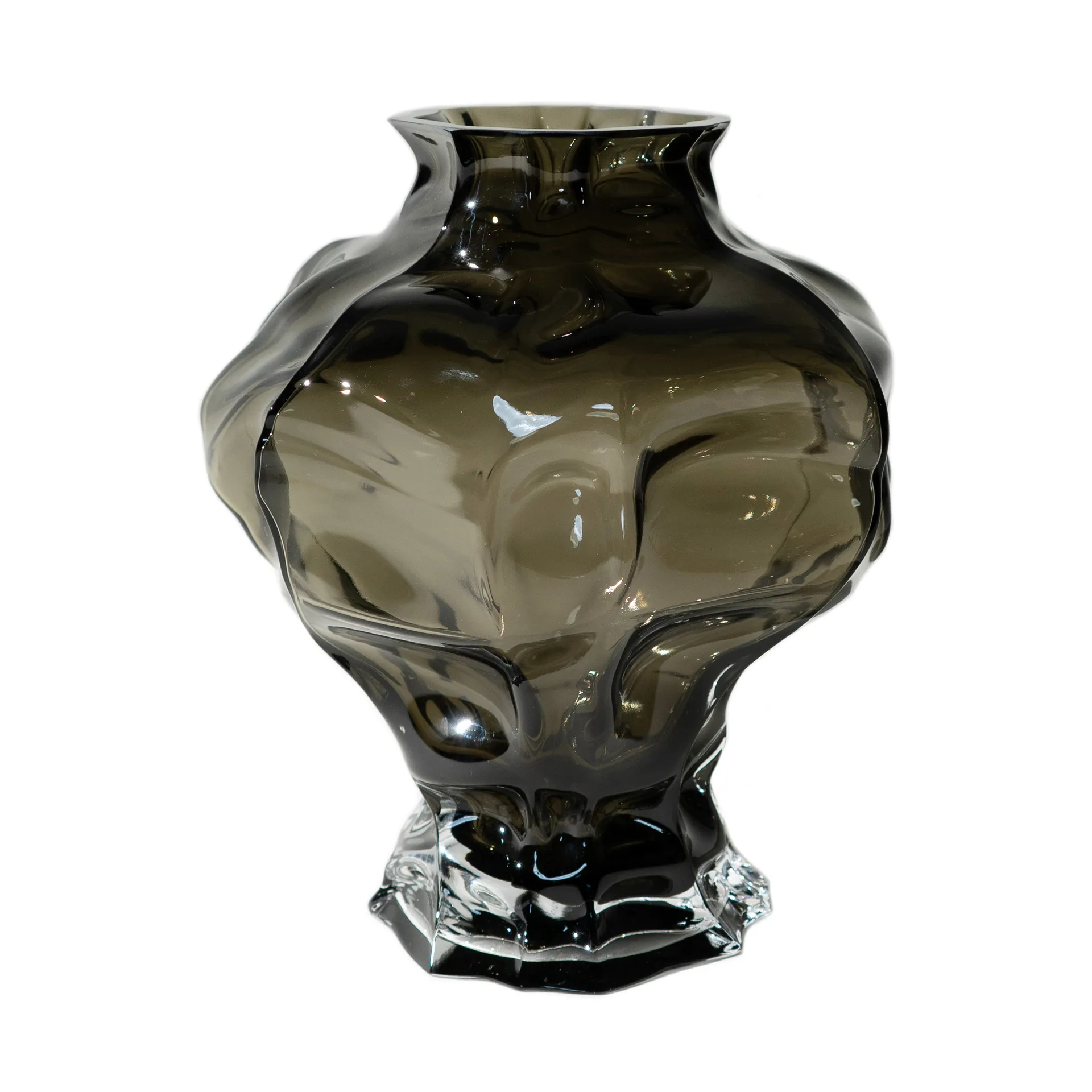 Vase Ammonit 30 cm, New Smoke Hein Studio