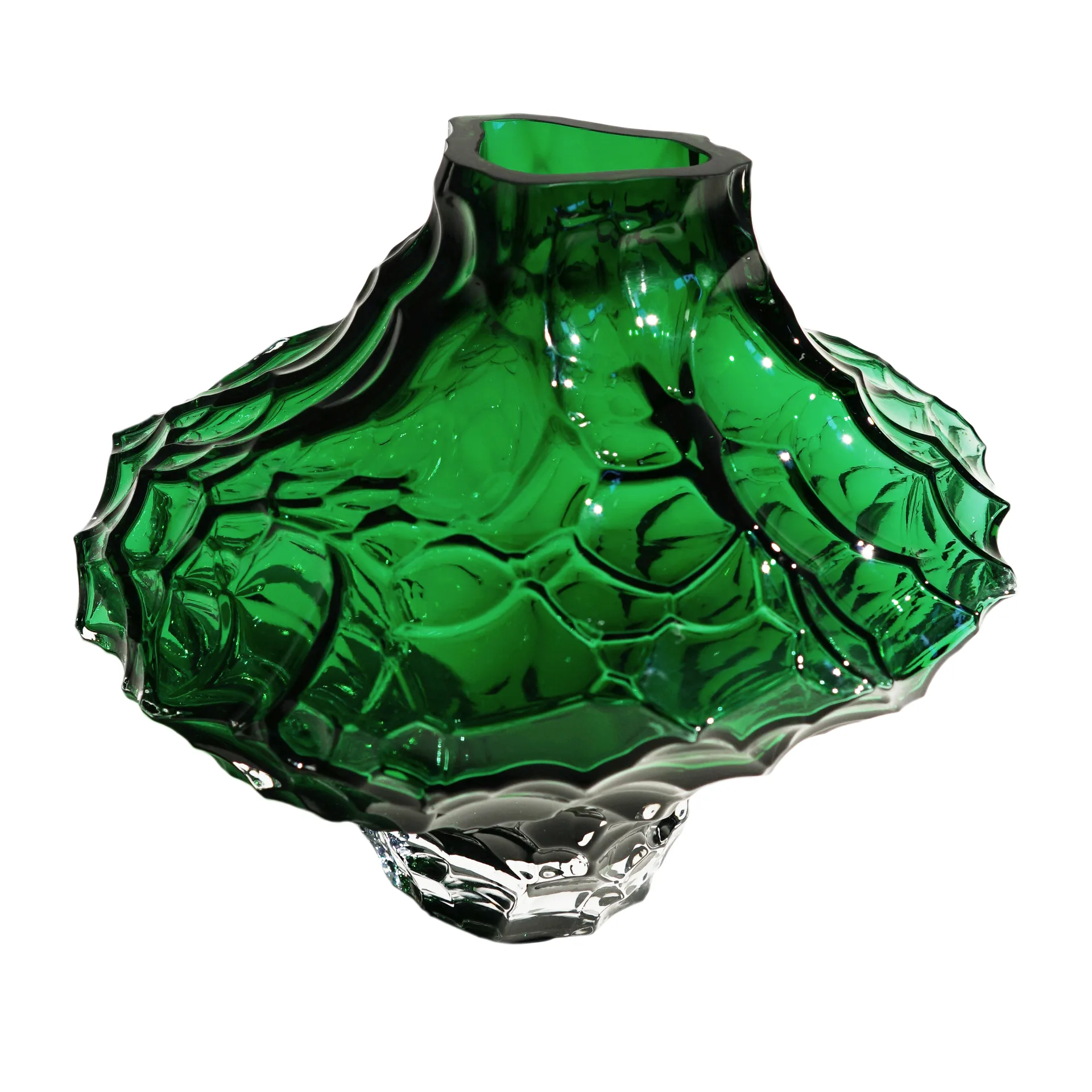 Vase Canyon Large 23 cm, Vert Hein Studio