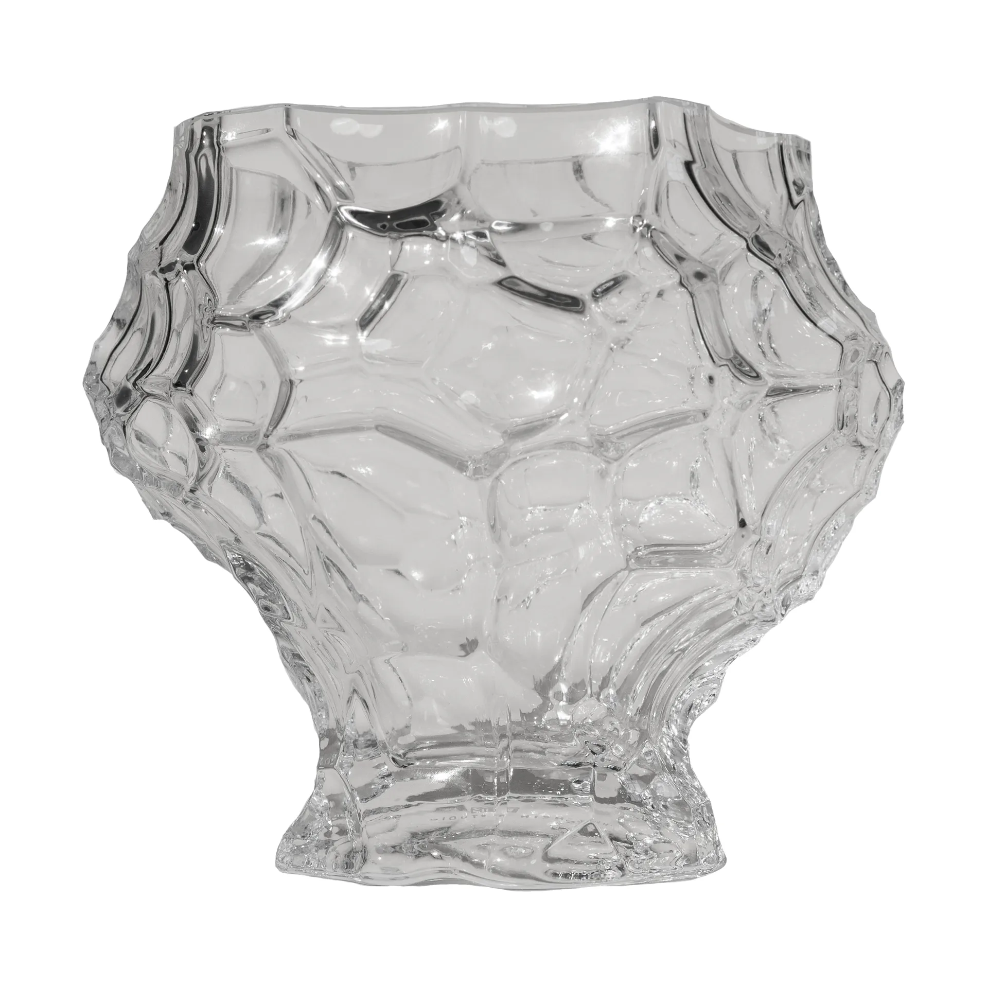 Vase Canyon medium 18 cm, Clear Hein Studio