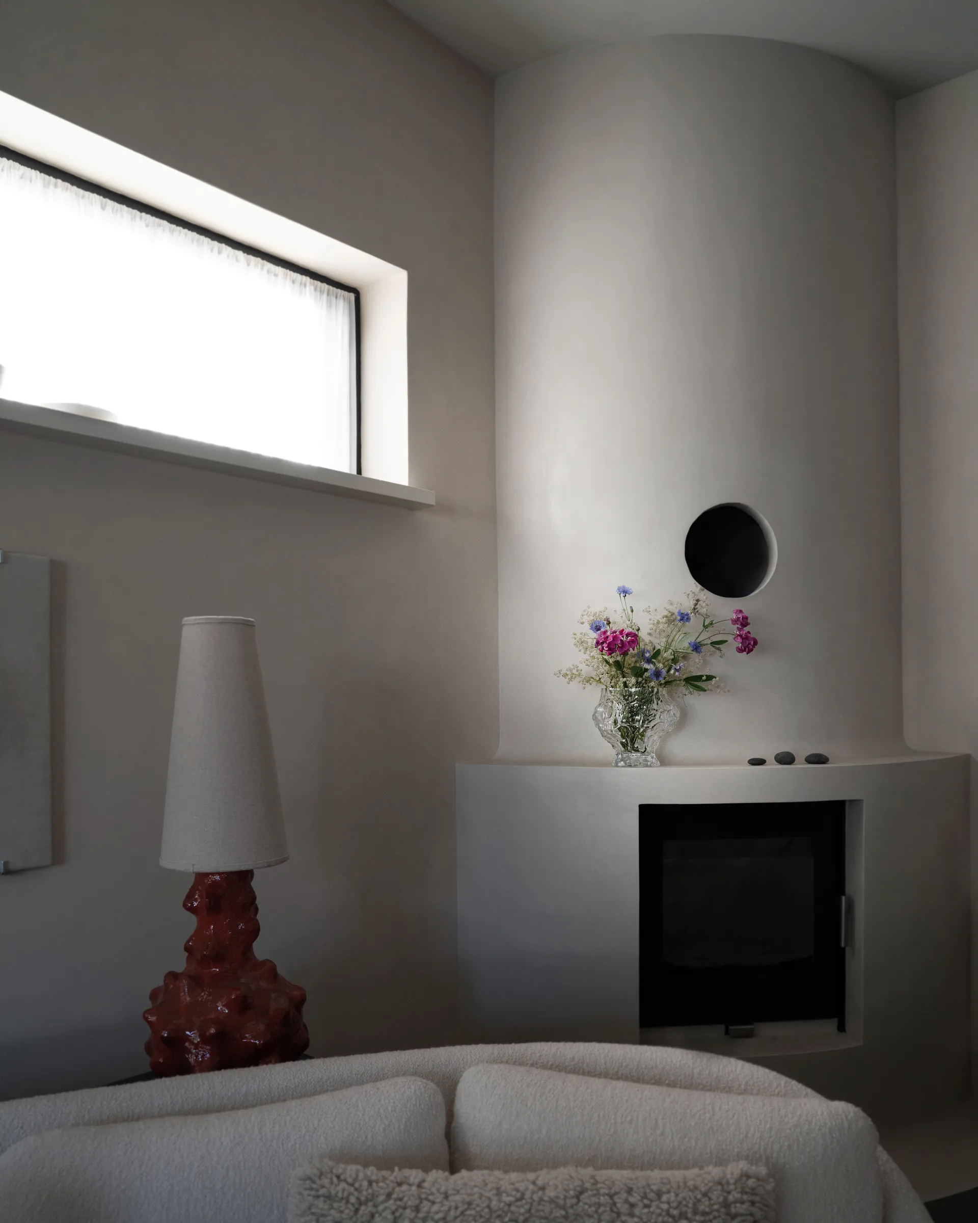 Vase Canyon medium 18 cm, Clear Hein Studio