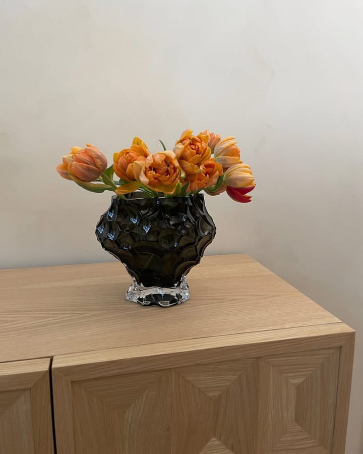 Vase Canyon medium 18 cm - New Smoke - Hein Studio