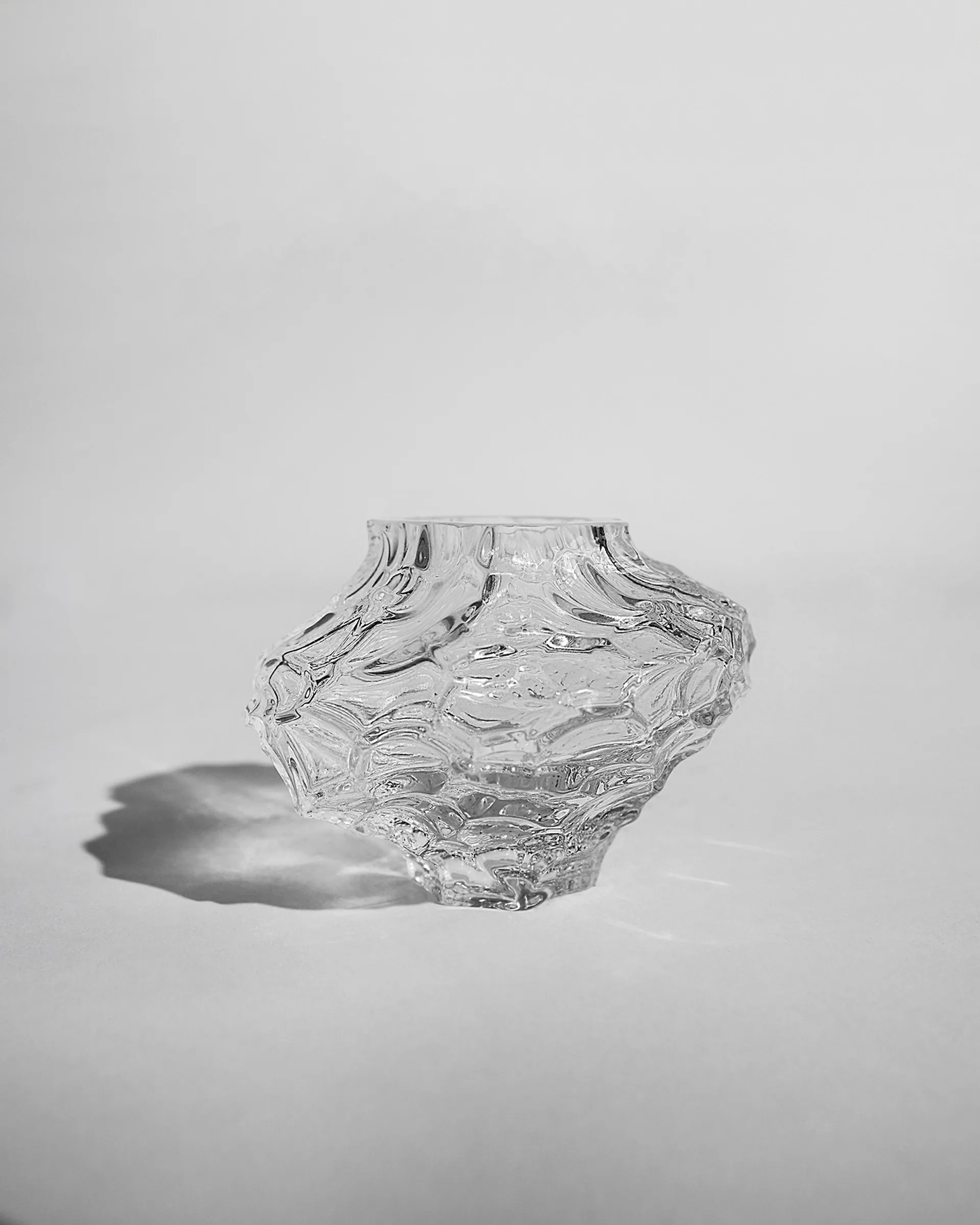 Vase Canyon Mini 8 cm, Transparent Hein Studio