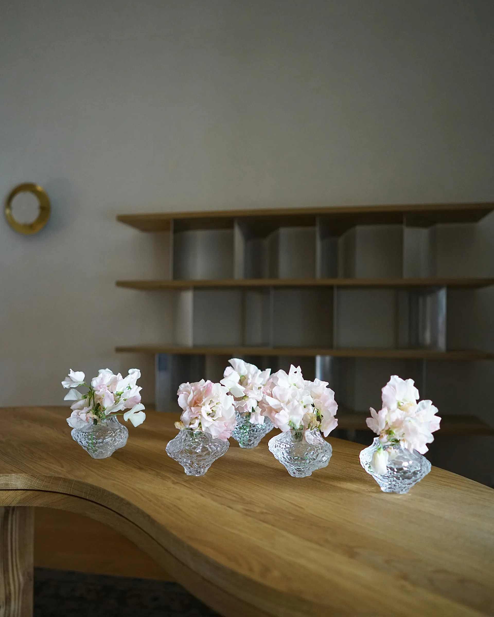 Vase Canyon Mini 8 cm, Transparent Hein Studio