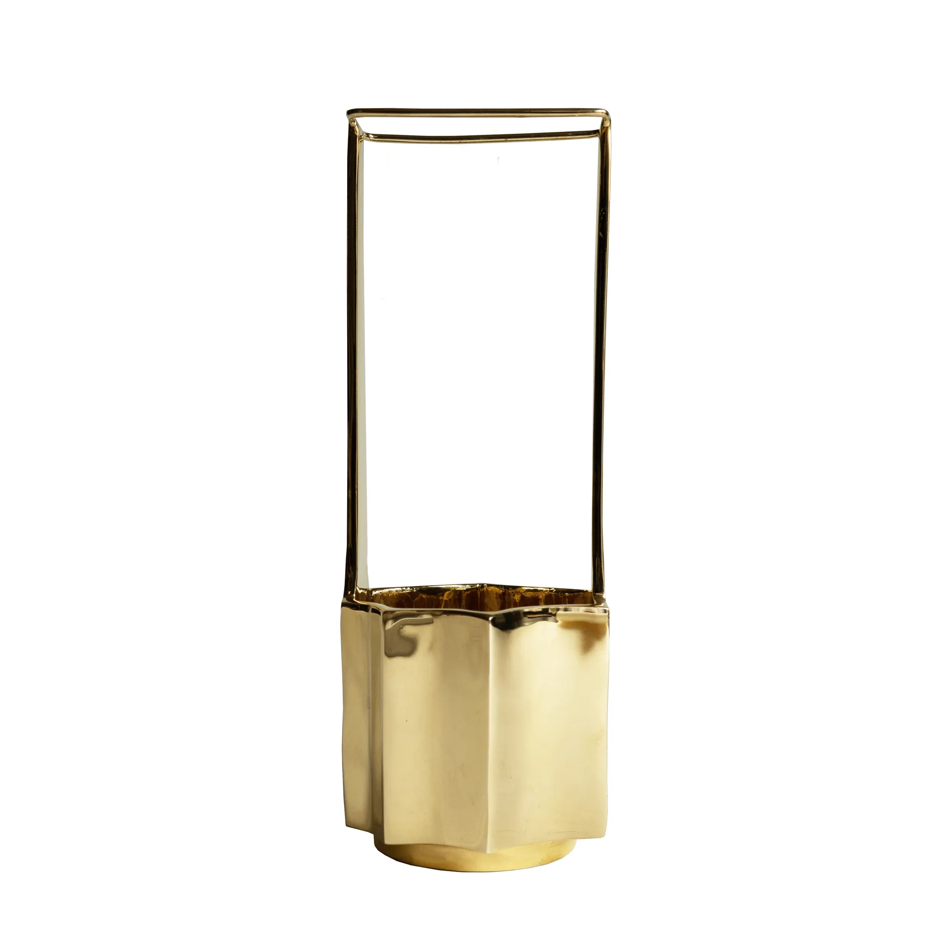 Vase Ikebana 30 cm, Laiton Hein Studio