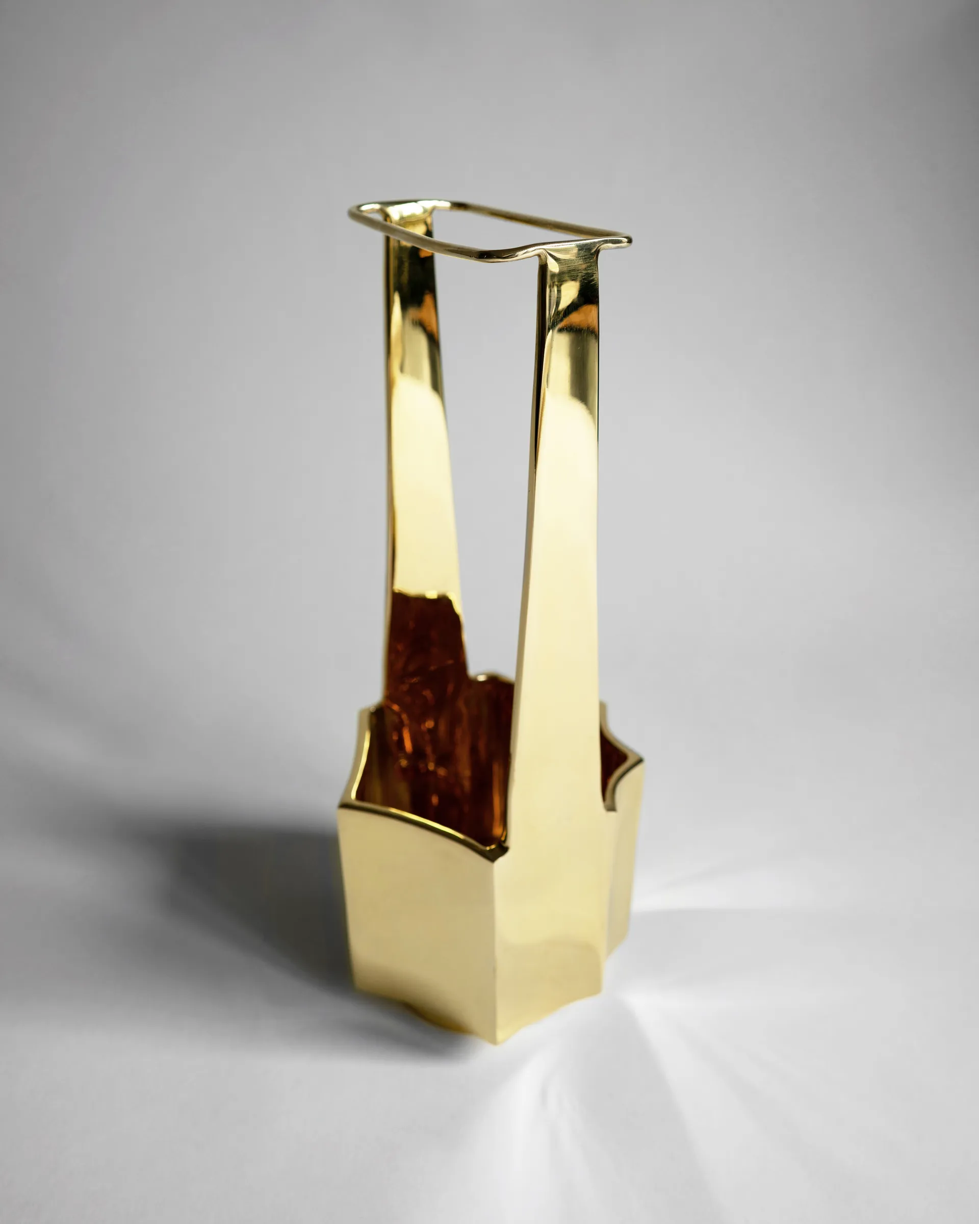 Vase Ikebana 30 cm, Laiton Hein Studio