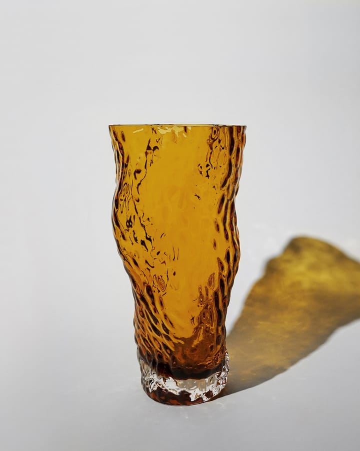 Vase Ostrea Rock verre 30 cm, Ambre Hein Studio