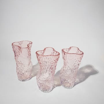 Vase Ostrea Rock verre 30 cm - Rose pale - Hein Studio