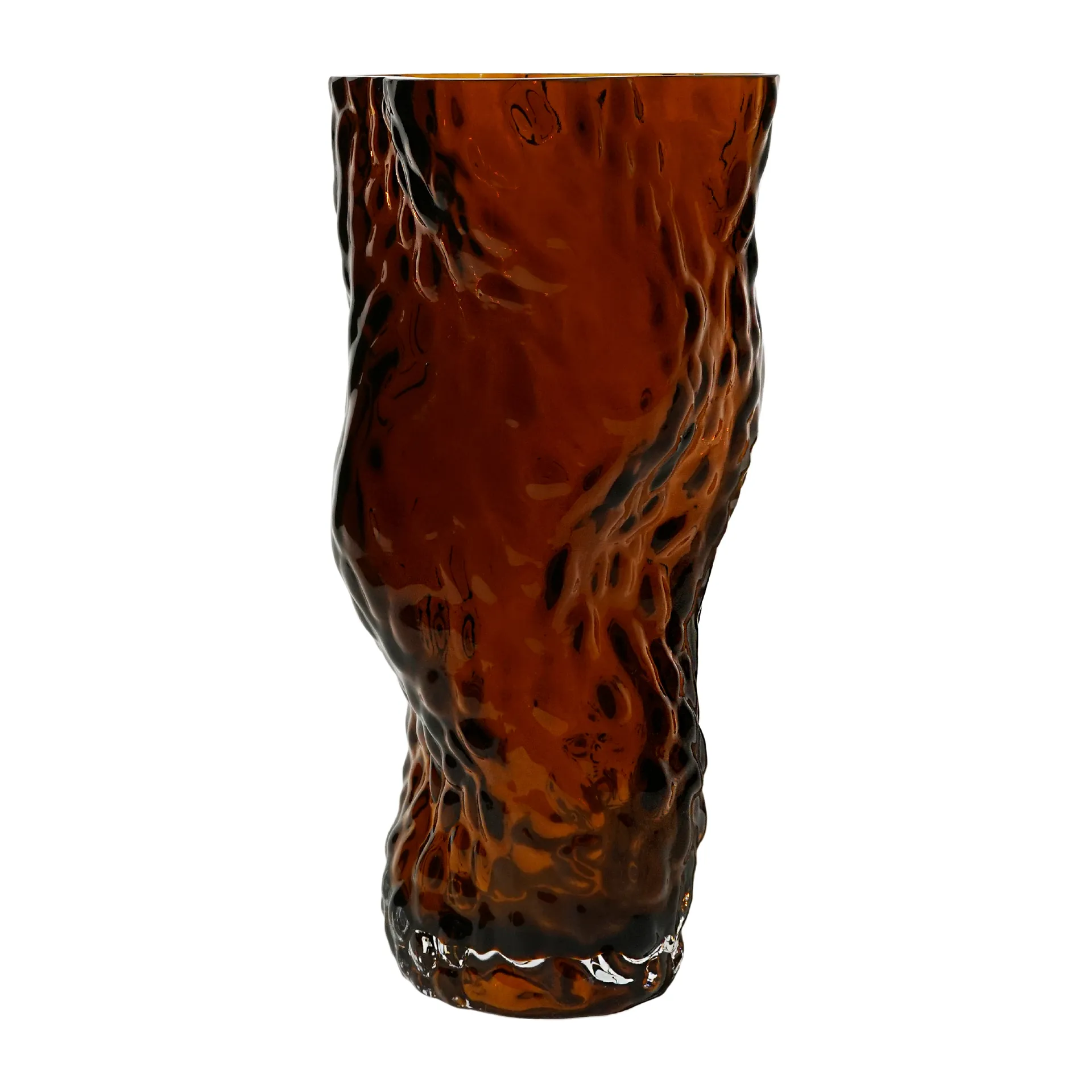 Vase Ostrea Rock verre 30 cm, Rouille Hein Studio